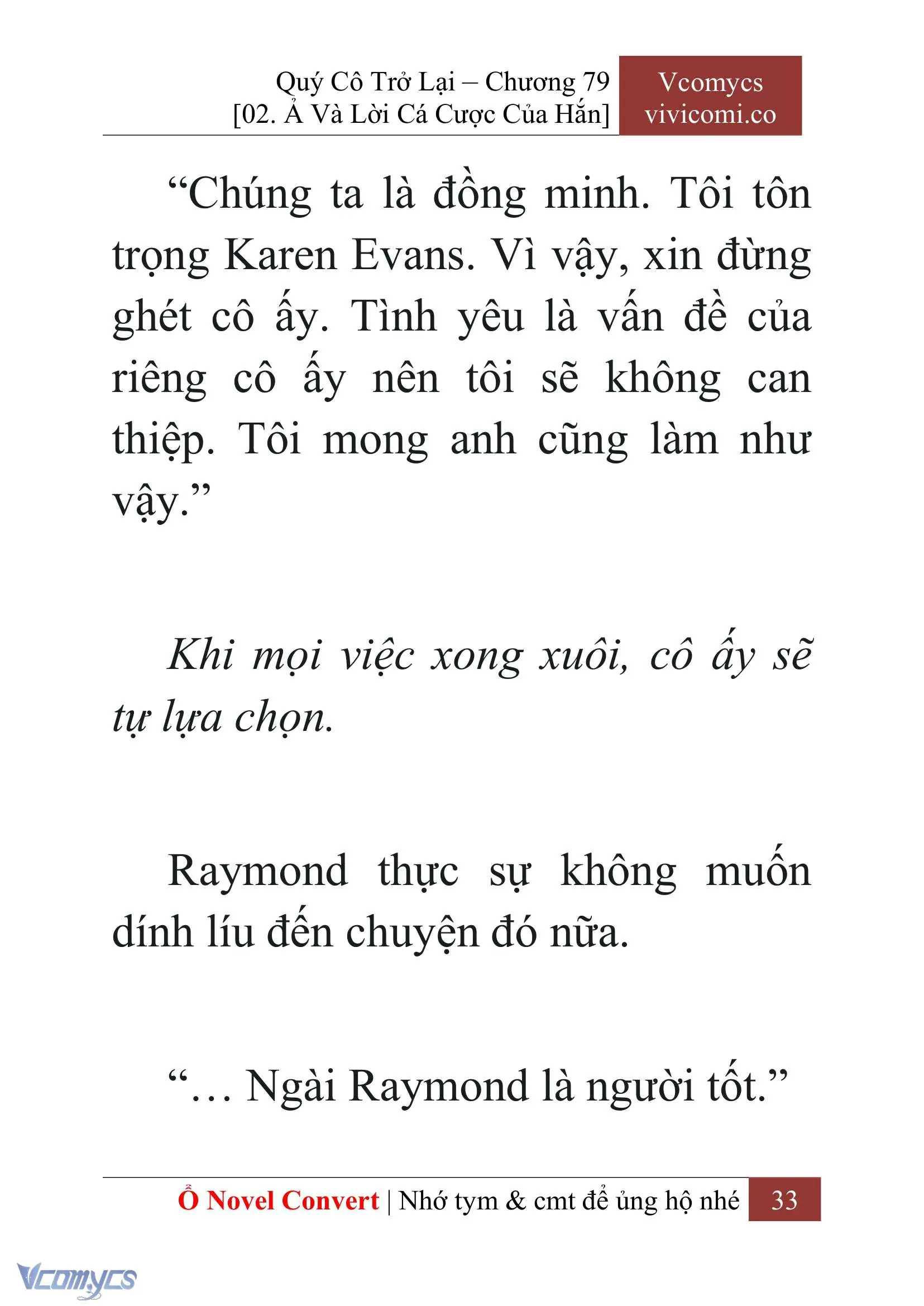 [Novel] Quý Cô Trở Lại Chapter 79 - Trang 36