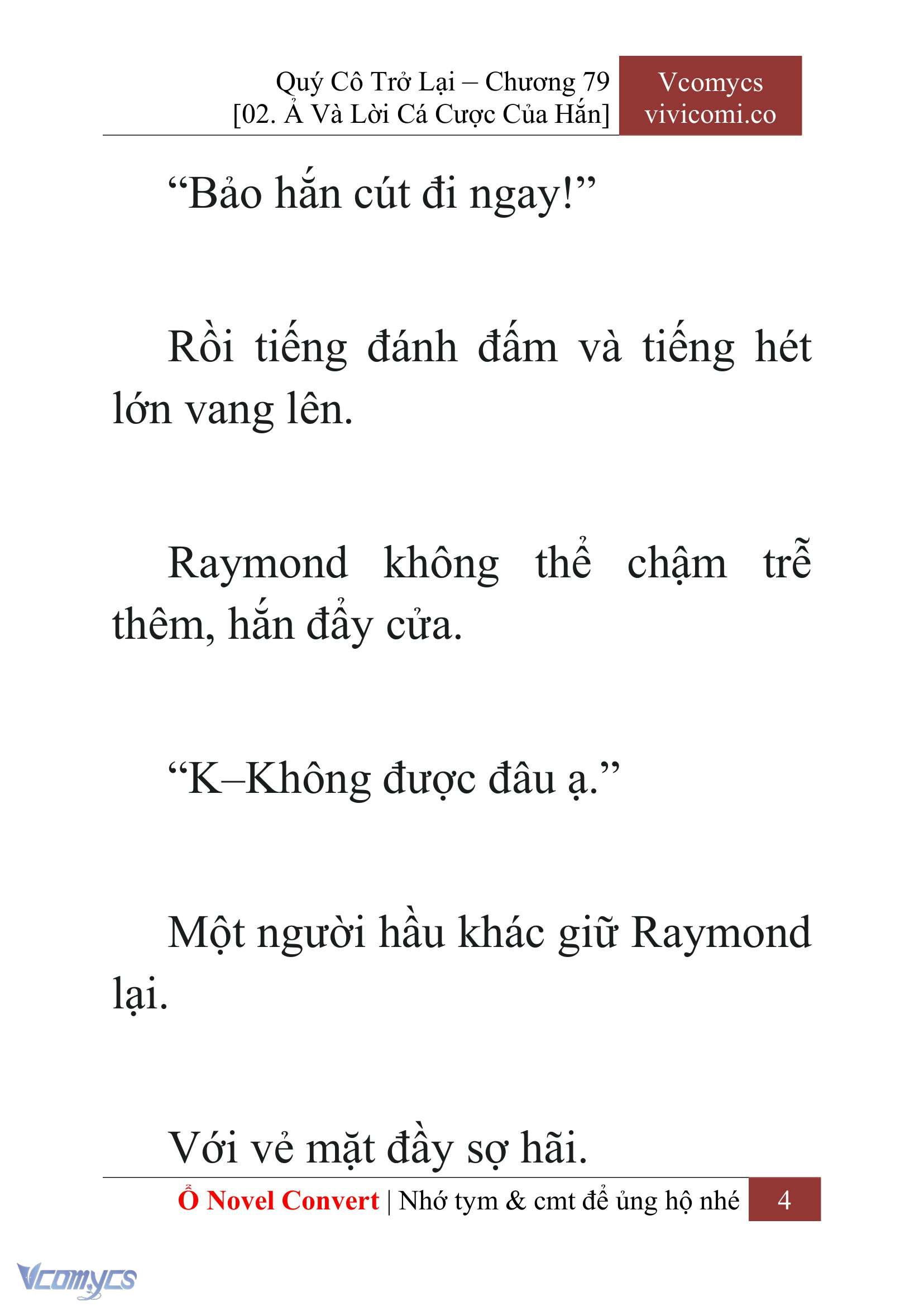 [Novel] Quý Cô Trở Lại Chapter 79 - Trang 7