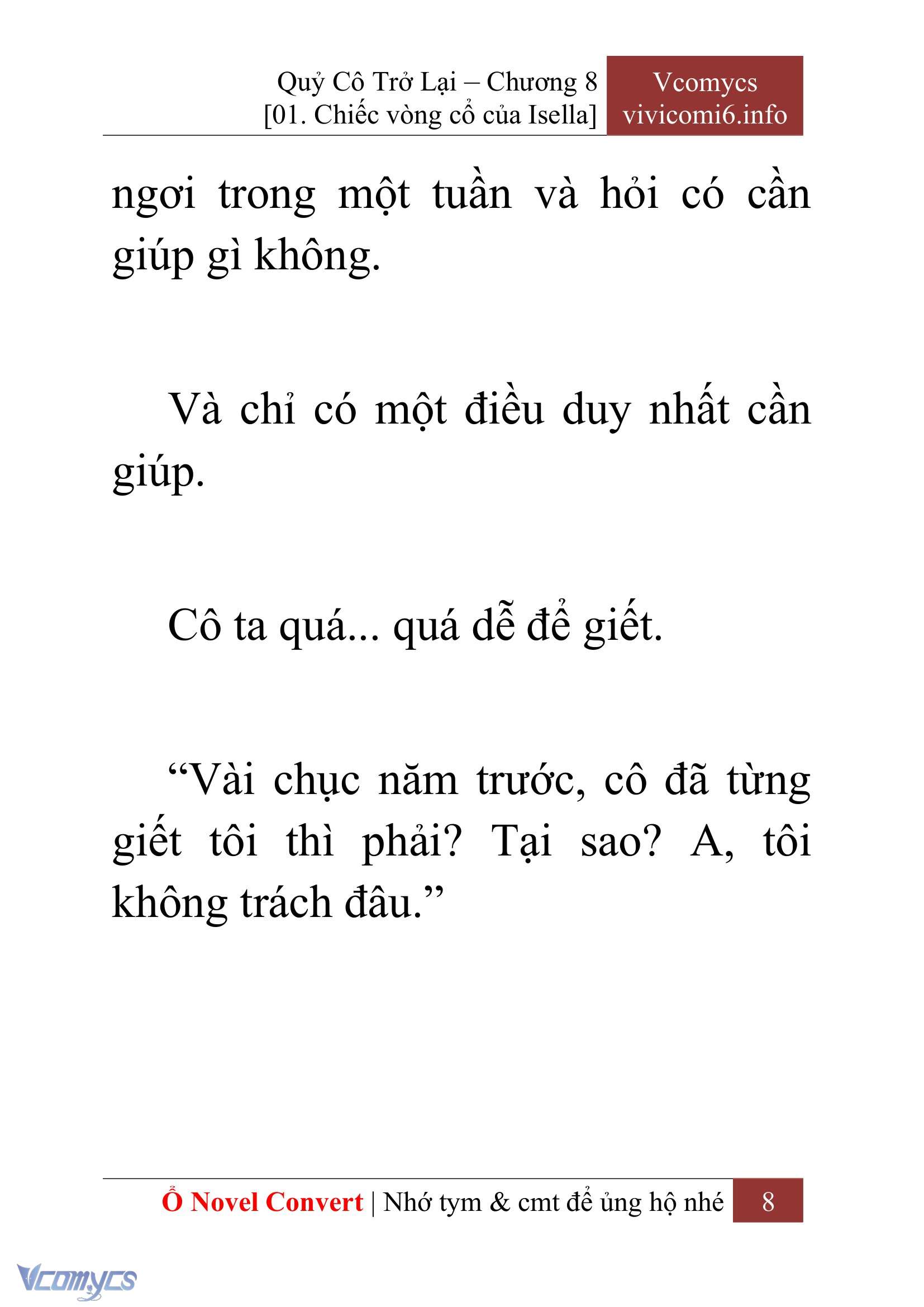 [Novel] Quý Cô Trở Lại Chapter 8 - Trang 11