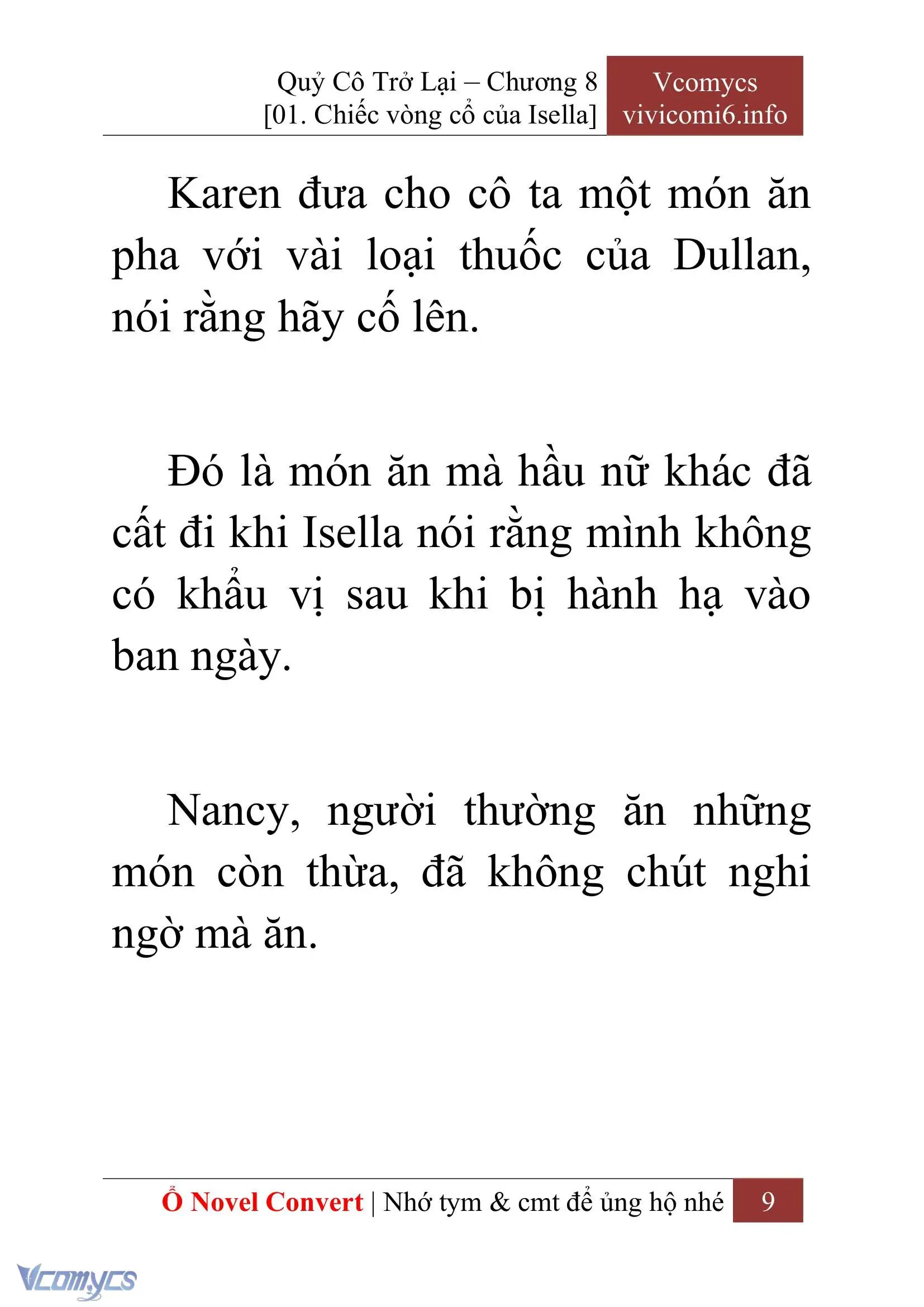 [Novel] Quý Cô Trở Lại Chapter 8 - Trang 12