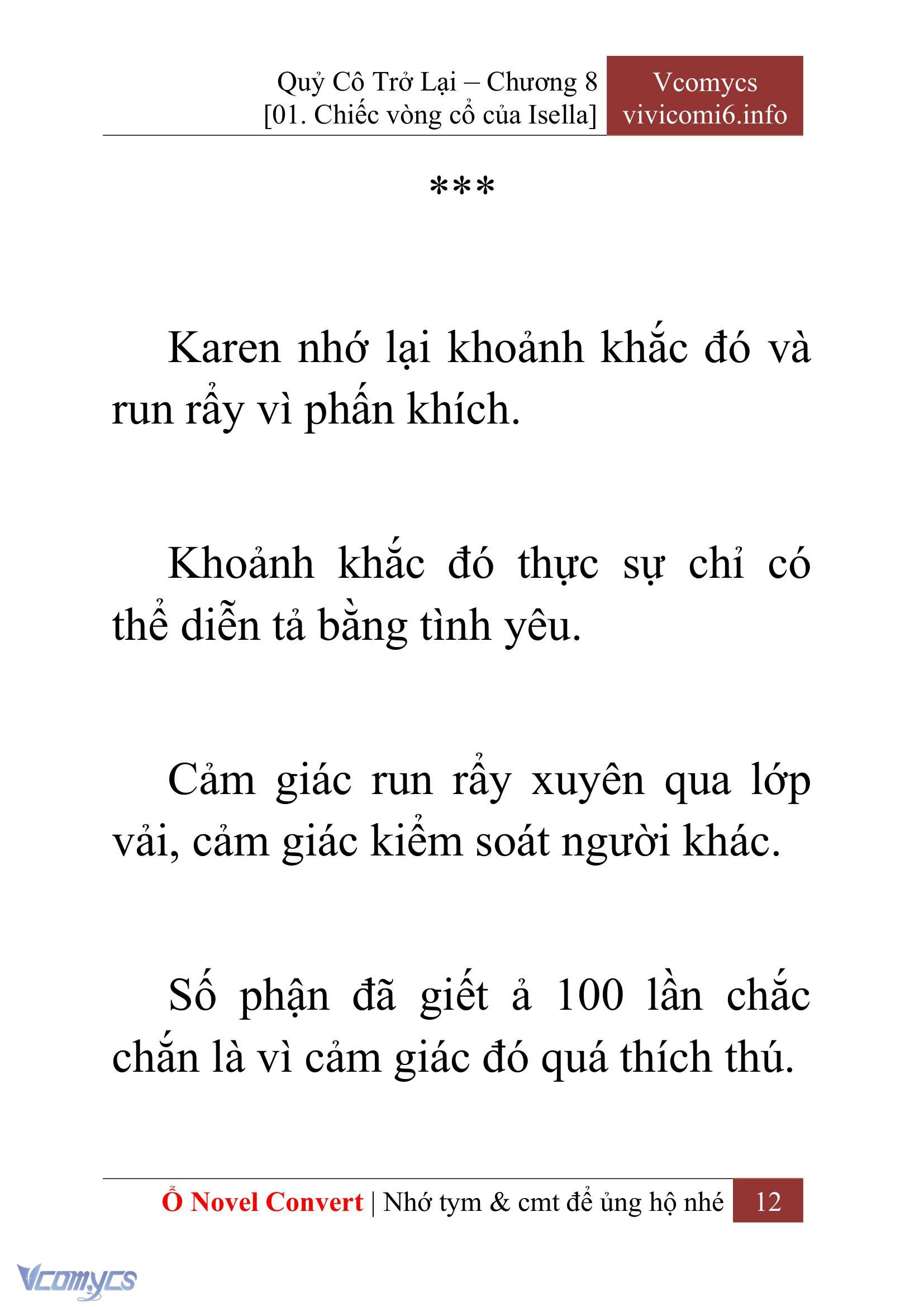[Novel] Quý Cô Trở Lại Chapter 8 - Trang 15