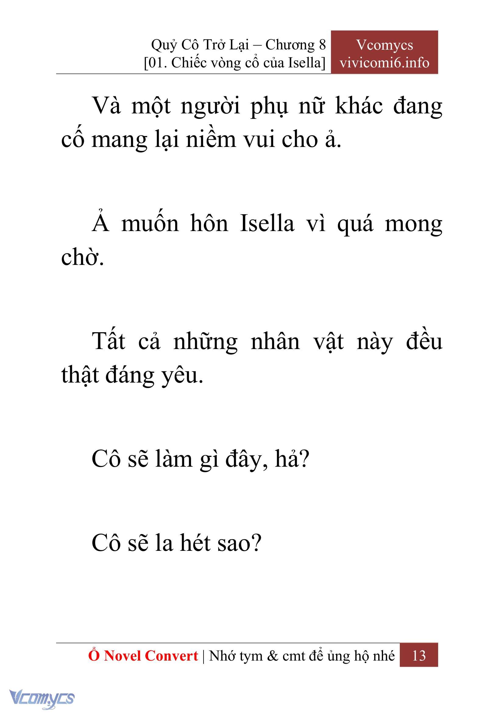 [Novel] Quý Cô Trở Lại Chapter 8 - Trang 16