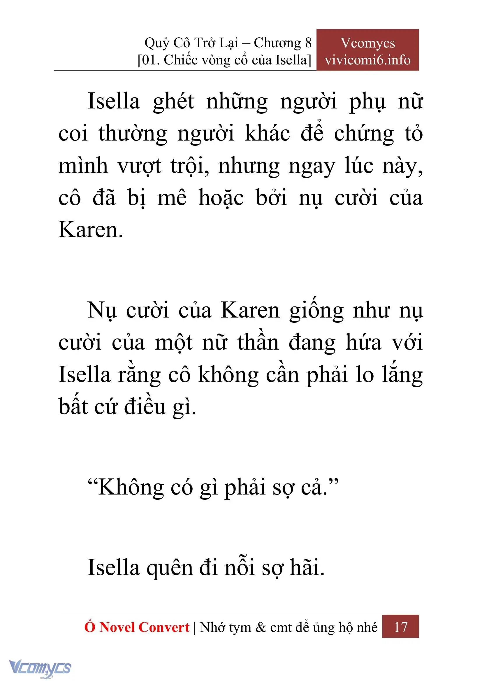 [Novel] Quý Cô Trở Lại Chapter 8 - Trang 20