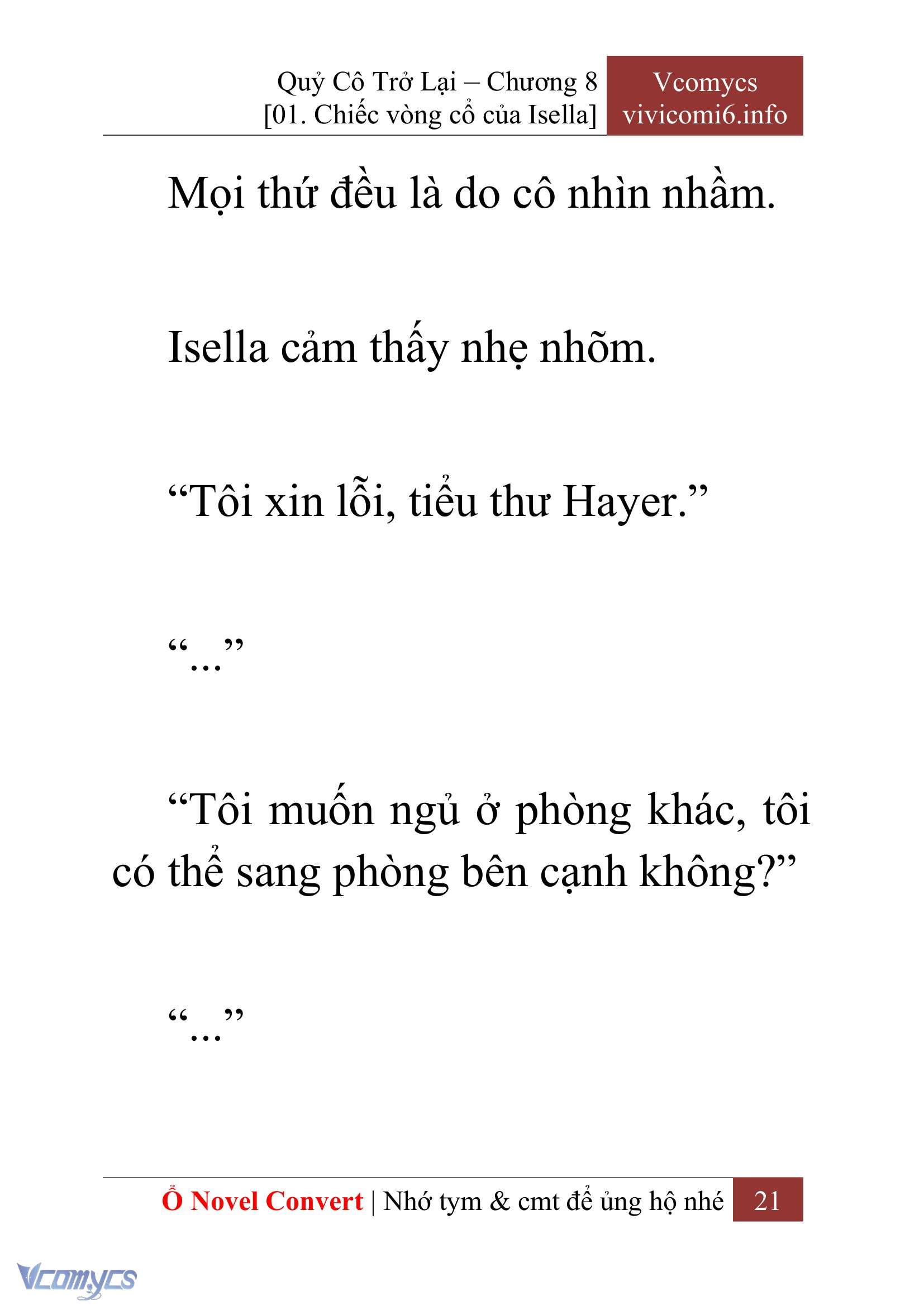 [Novel] Quý Cô Trở Lại Chapter 8 - Trang 24