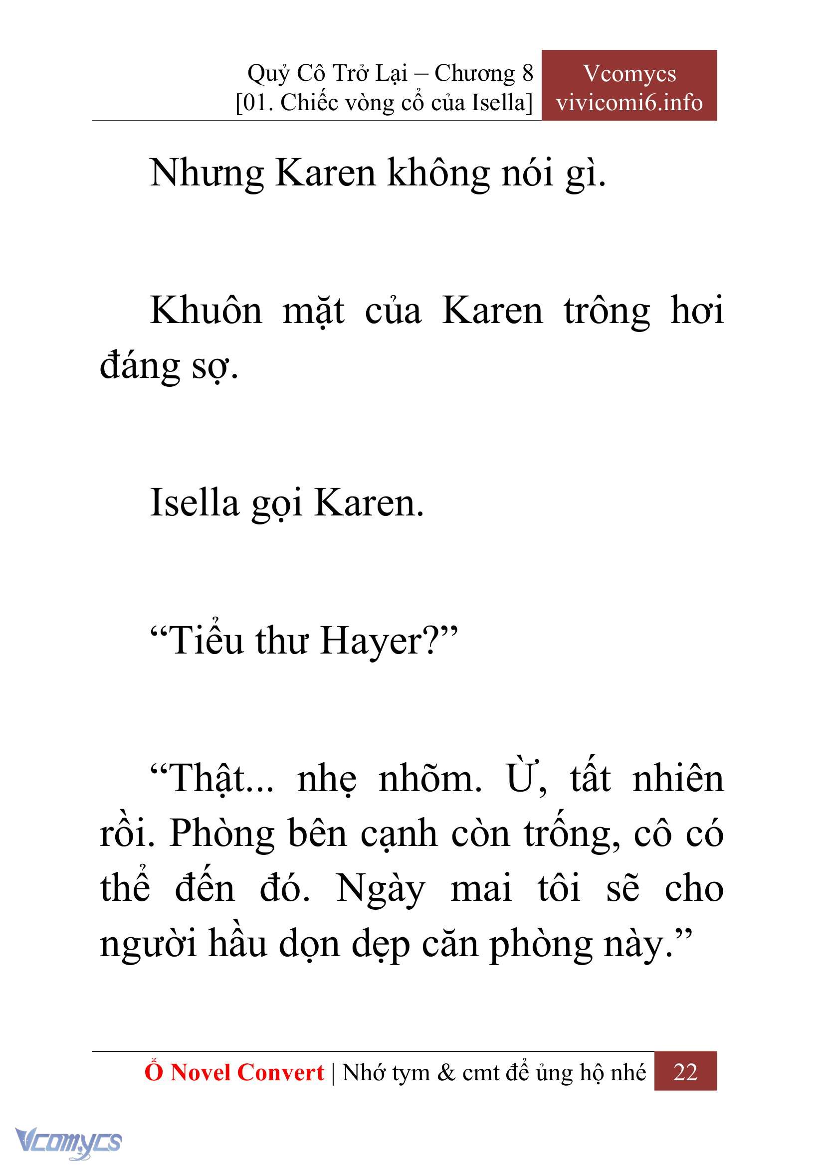 [Novel] Quý Cô Trở Lại Chapter 8 - Trang 25