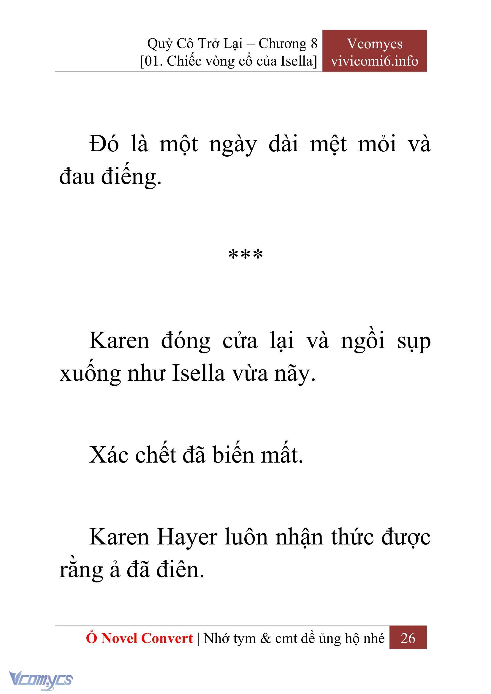 [Novel] Quý Cô Trở Lại Chapter 8 - Trang 29