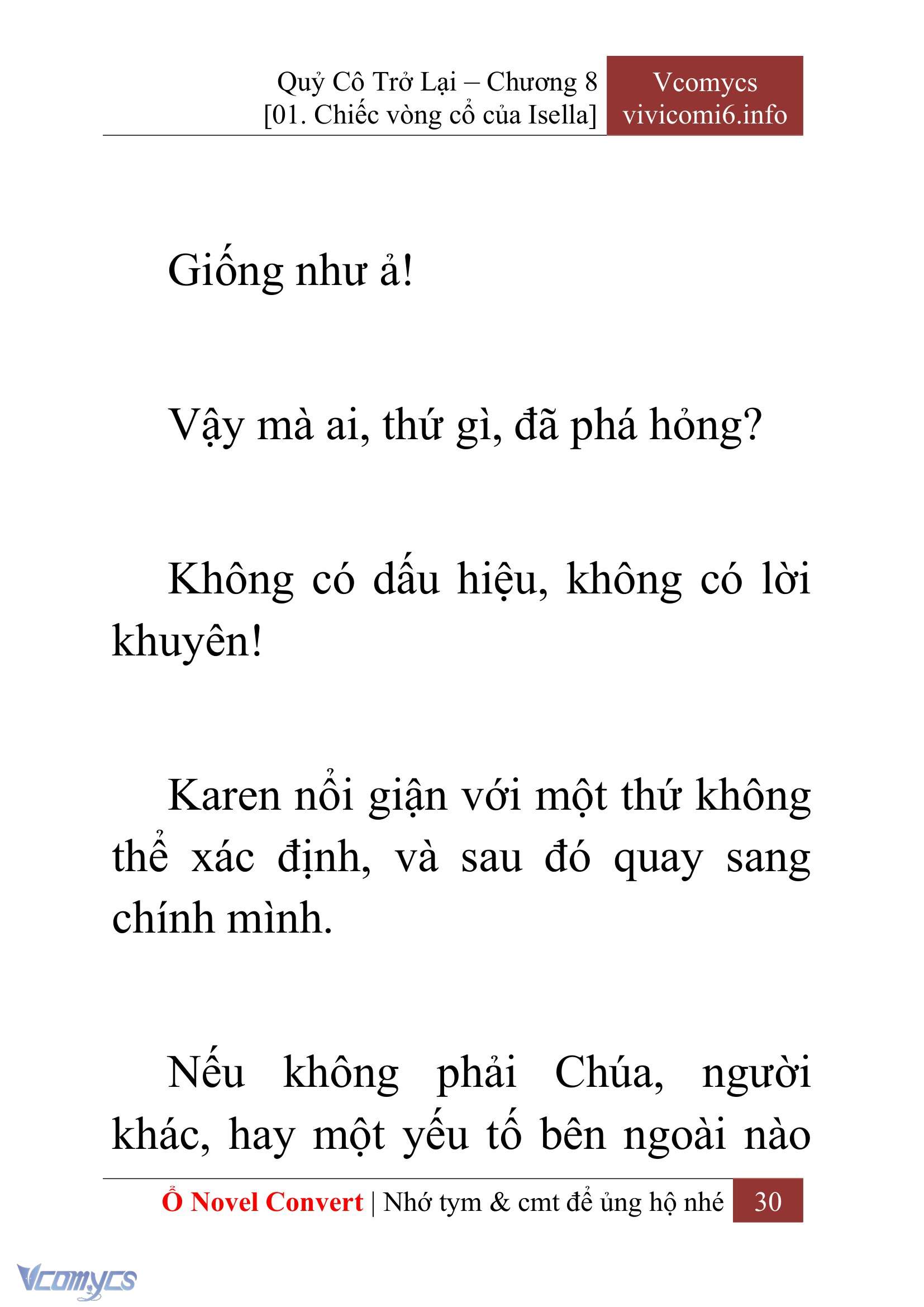 [Novel] Quý Cô Trở Lại Chapter 8 - Trang 33