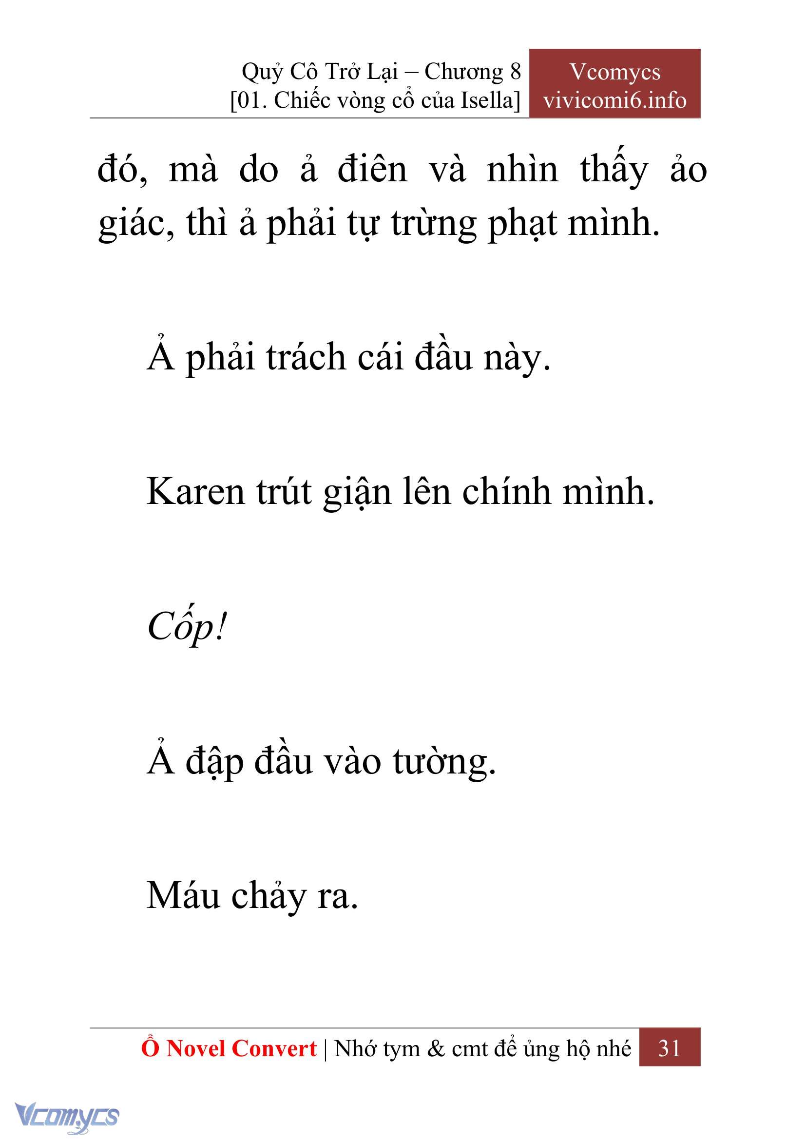 [Novel] Quý Cô Trở Lại Chapter 8 - Trang 34