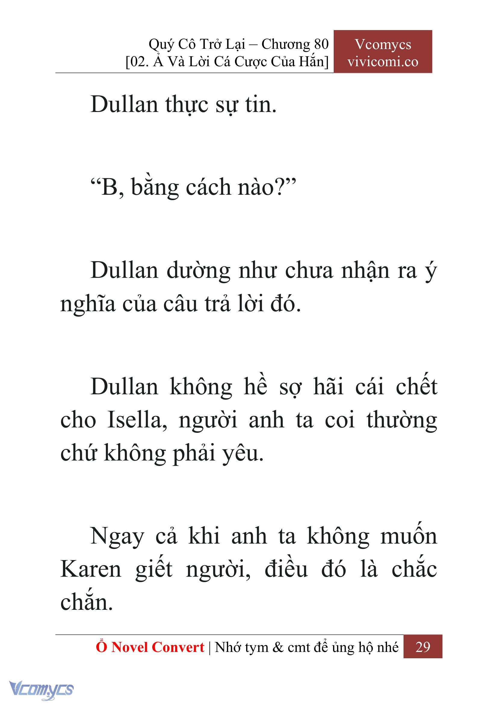 [Novel] Quý Cô Trở Lại Chapter 80 - Trang 32