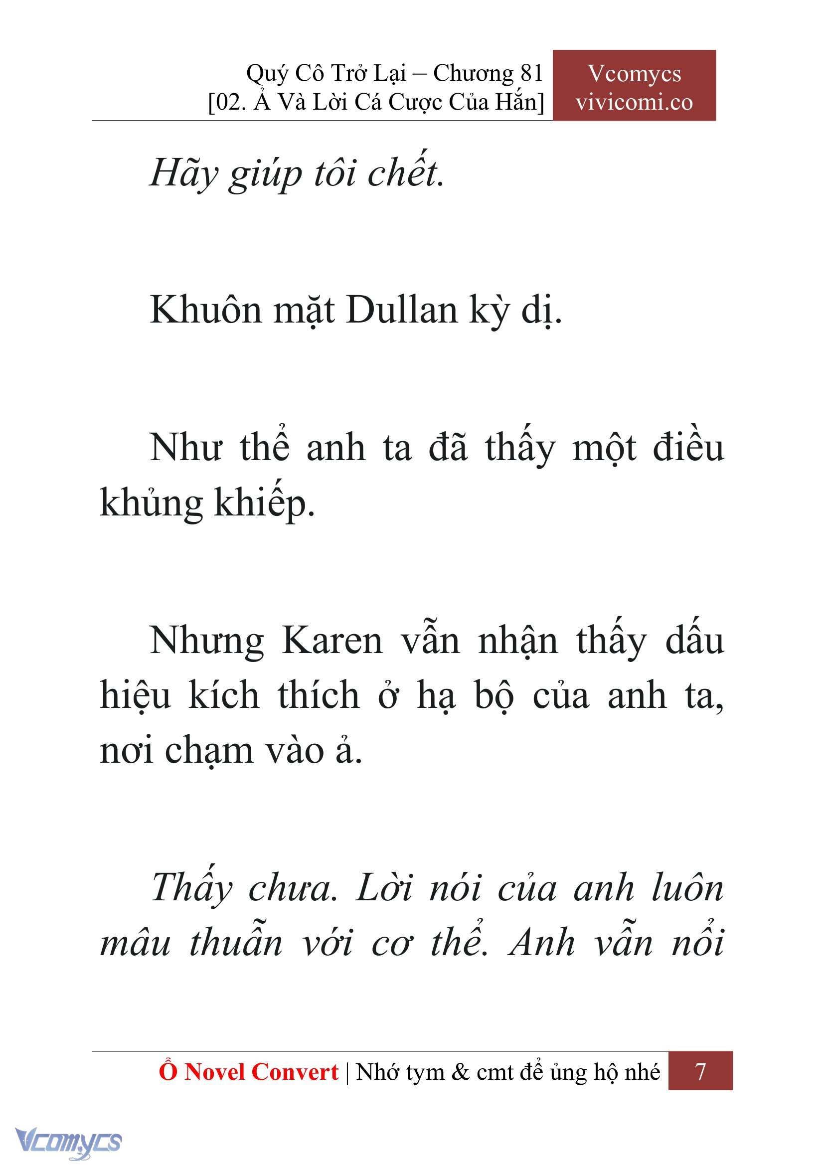 [Novel] Quý Cô Trở Lại Chapter 81 - Trang 10