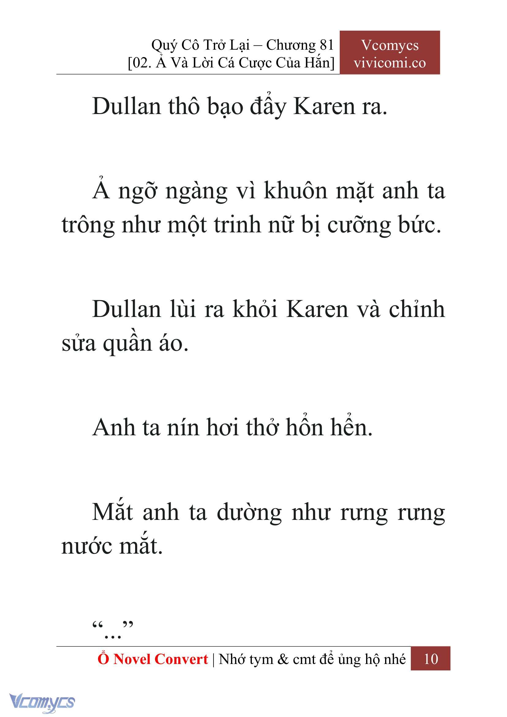 [Novel] Quý Cô Trở Lại Chapter 81 - Trang 13