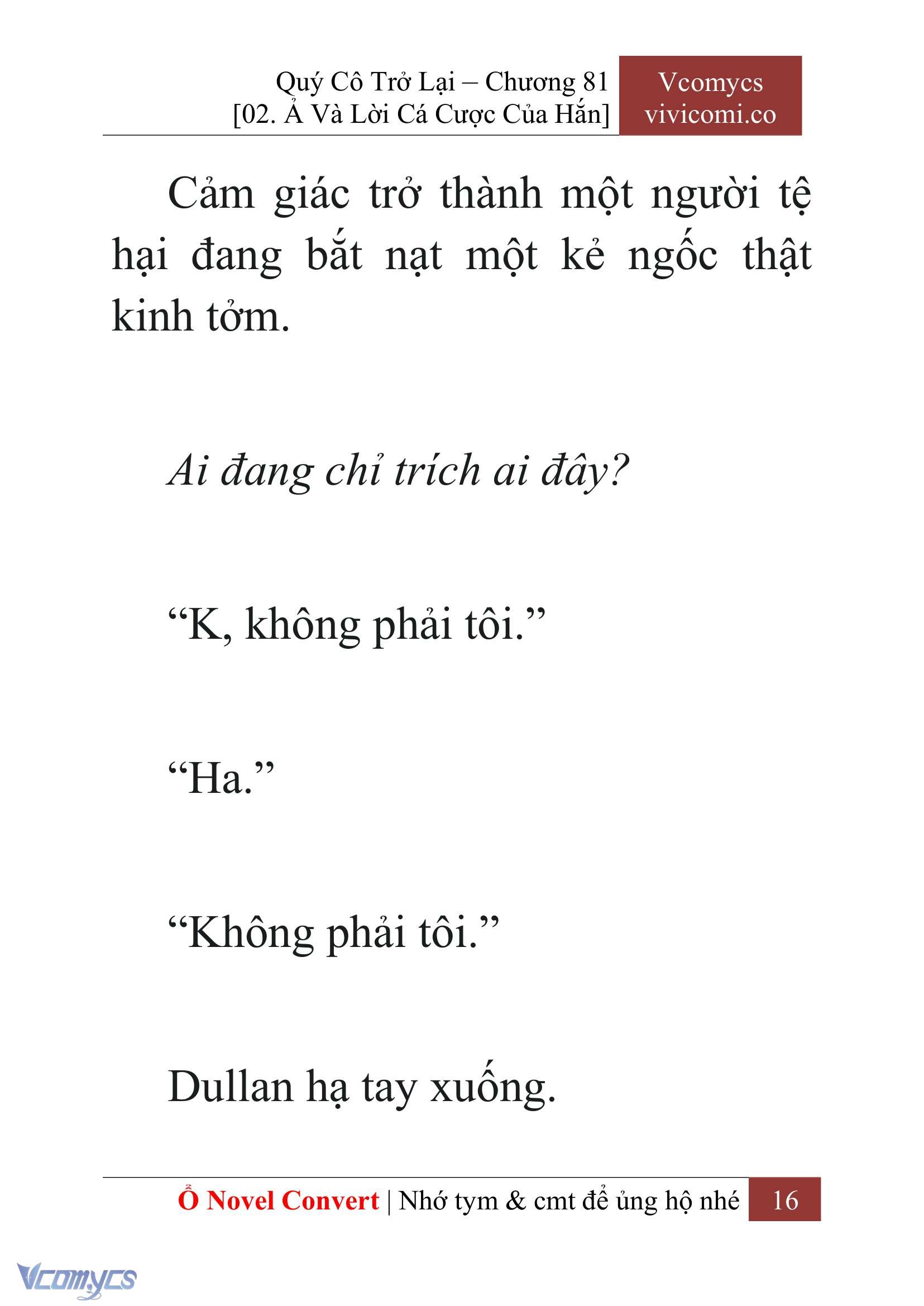 [Novel] Quý Cô Trở Lại Chapter 81 - Trang 19