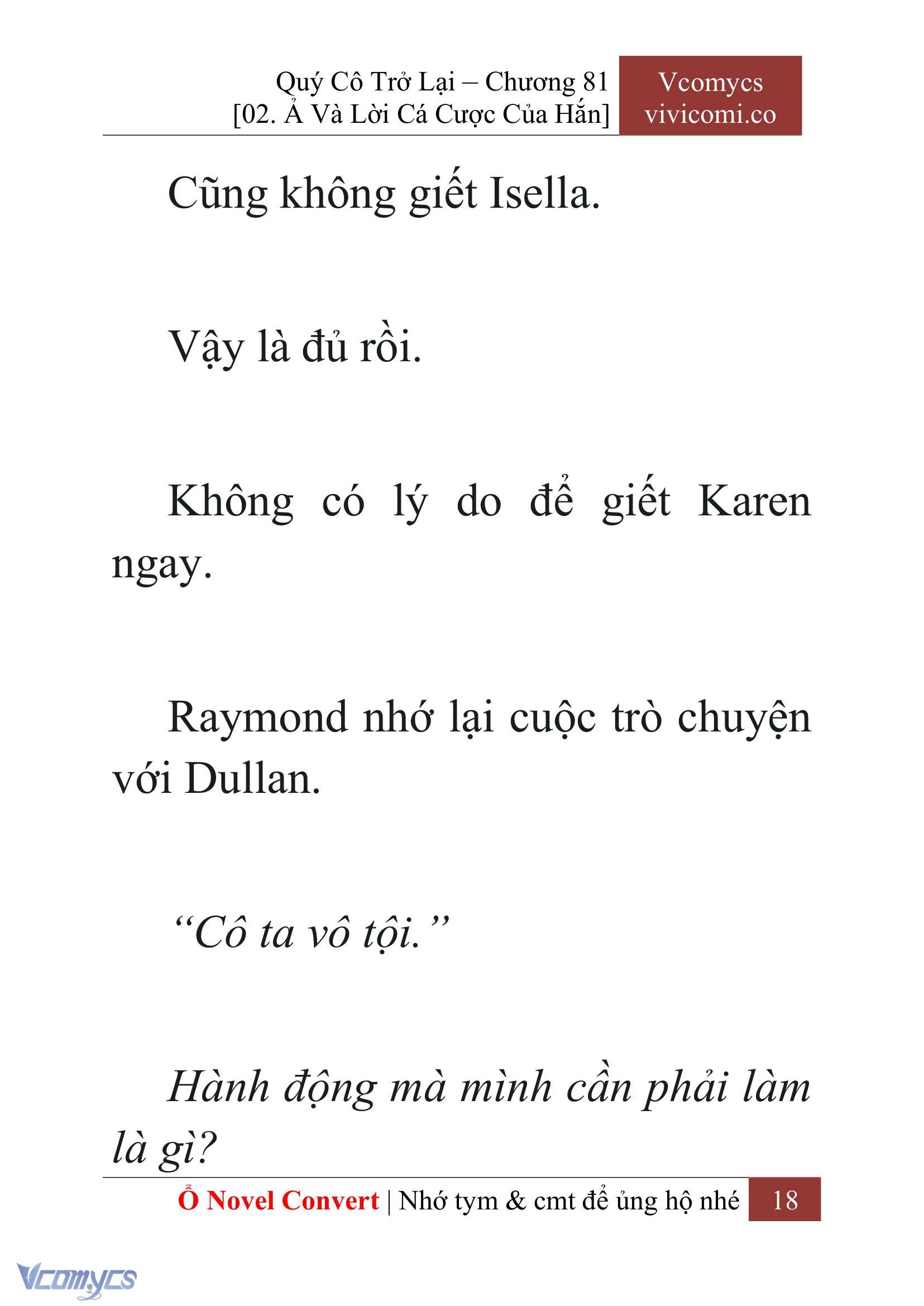 [Novel] Quý Cô Trở Lại Chapter 81 - Trang 21