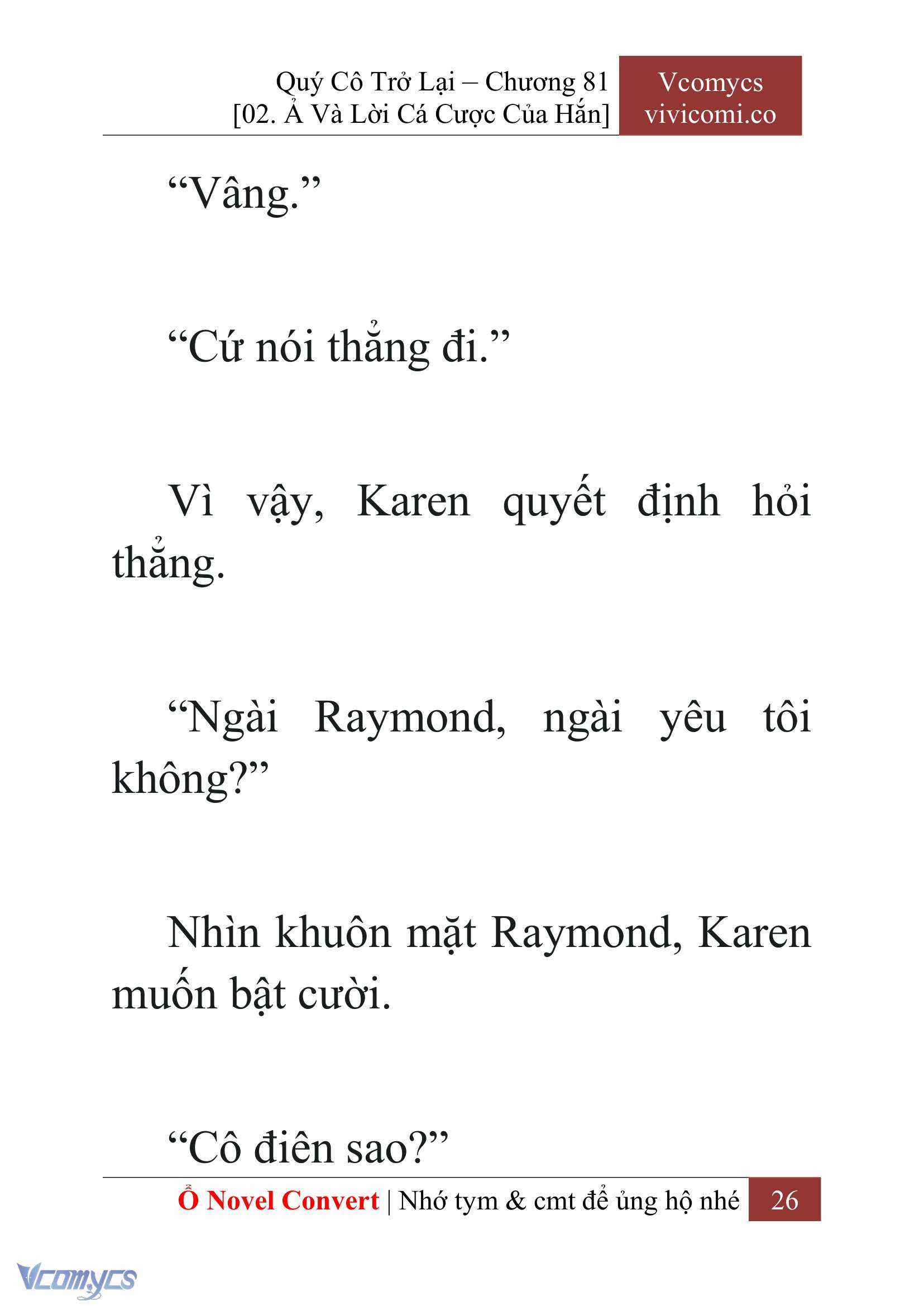 [Novel] Quý Cô Trở Lại Chapter 81 - Trang 29