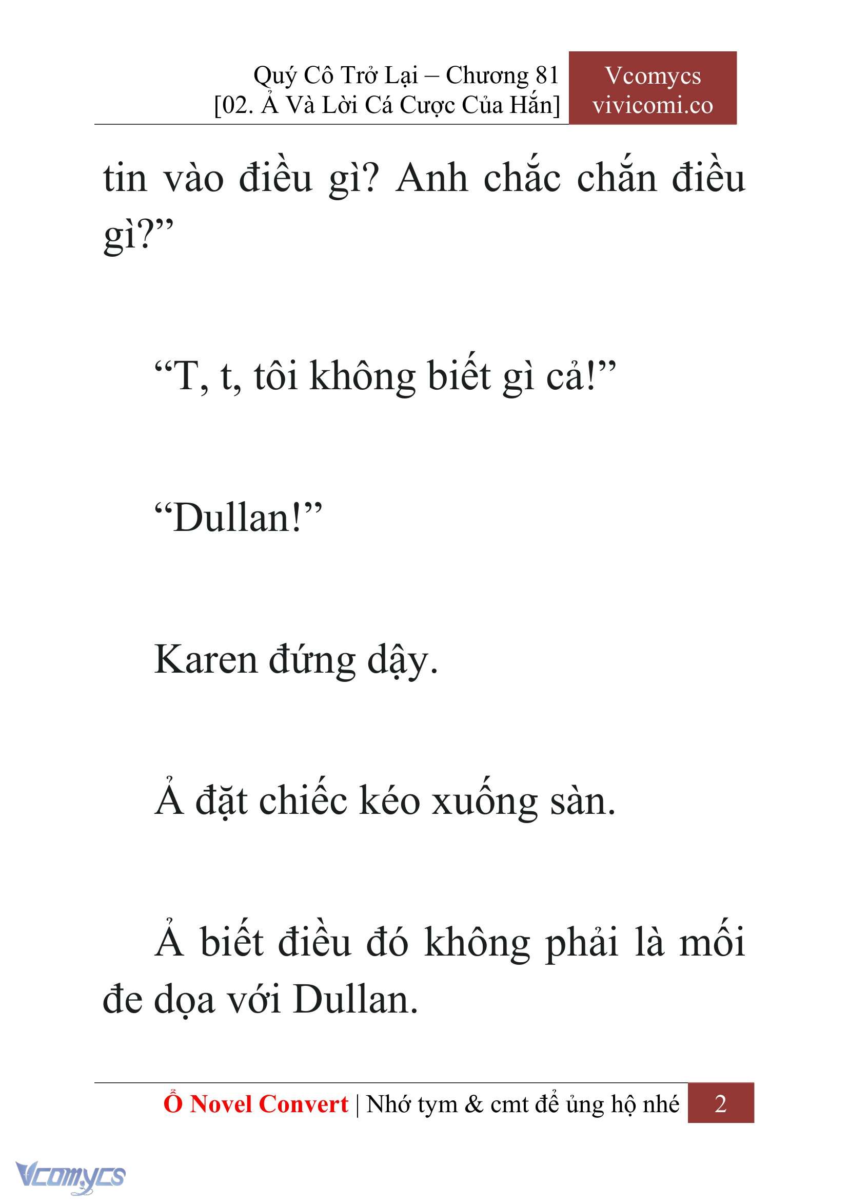 [Novel] Quý Cô Trở Lại Chapter 81 - Trang 5