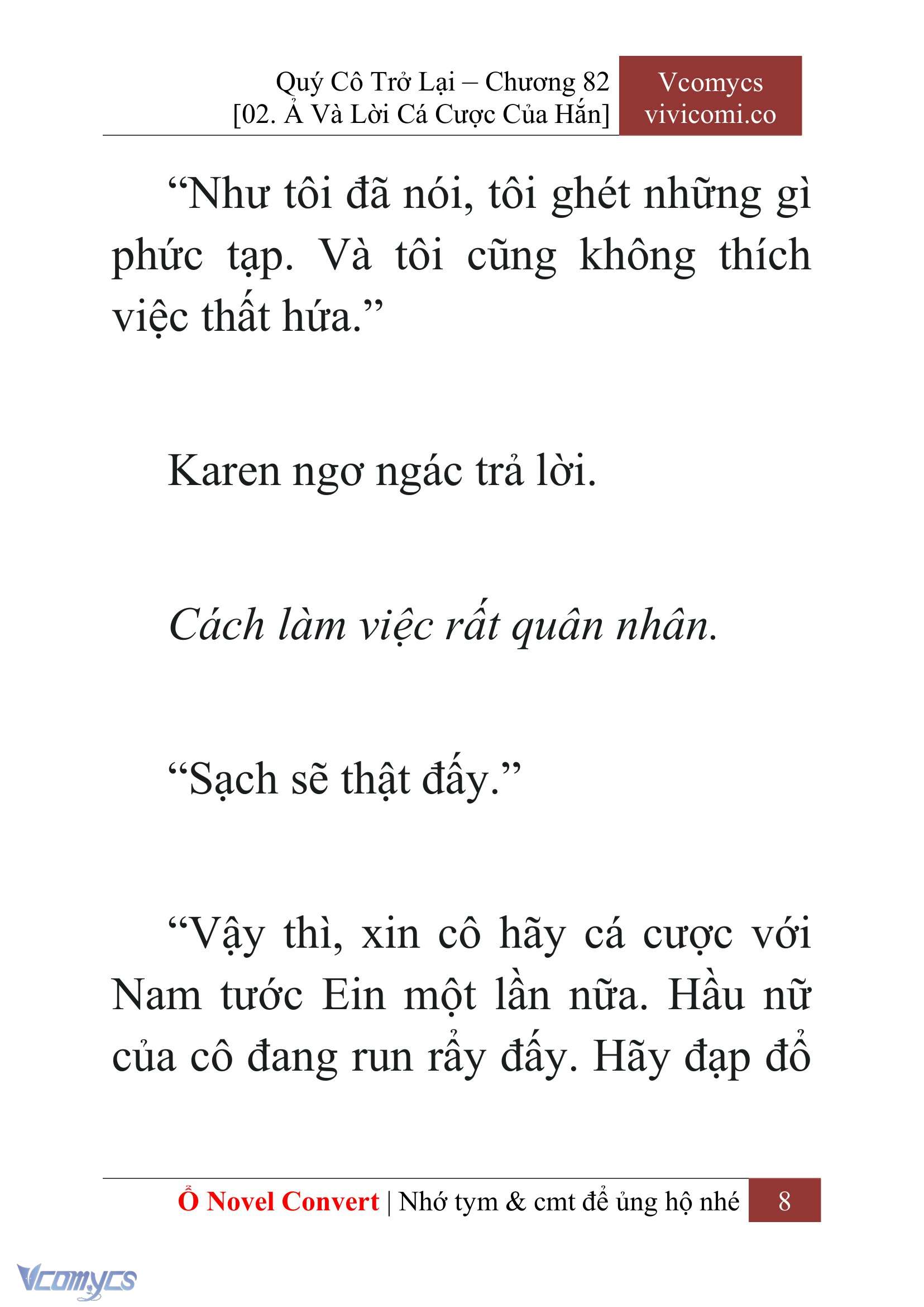 [Novel] Quý Cô Trở Lại Chapter 82 - Trang 11