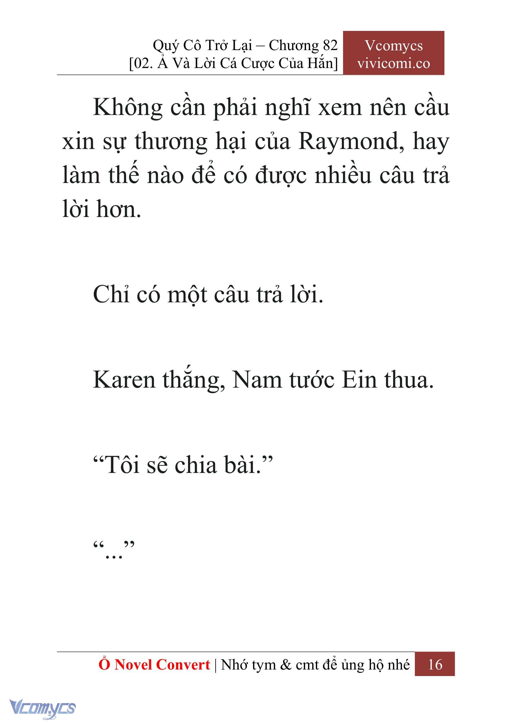 [Novel] Quý Cô Trở Lại Chapter 82 - Trang 19
