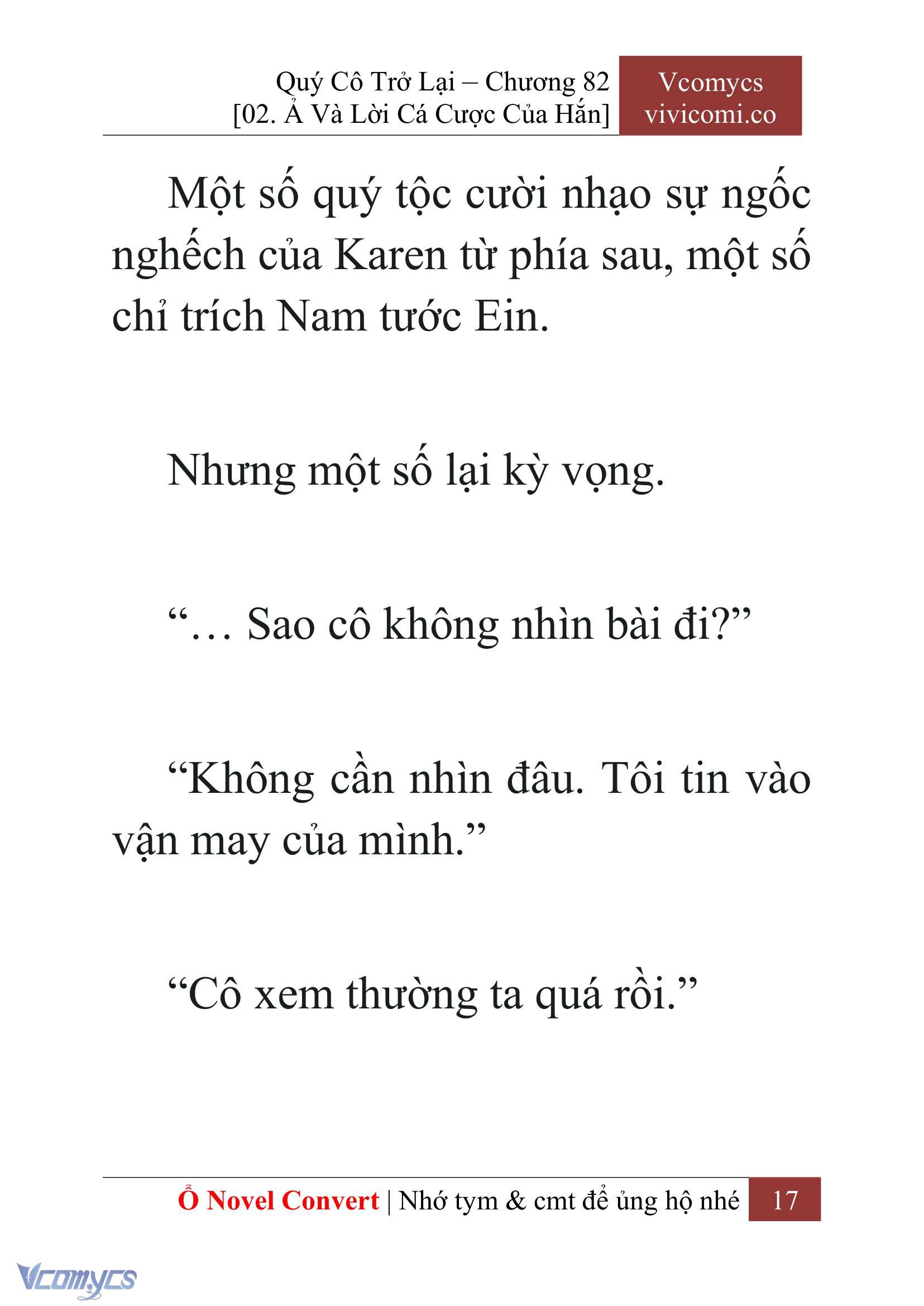 [Novel] Quý Cô Trở Lại Chapter 82 - Trang 20