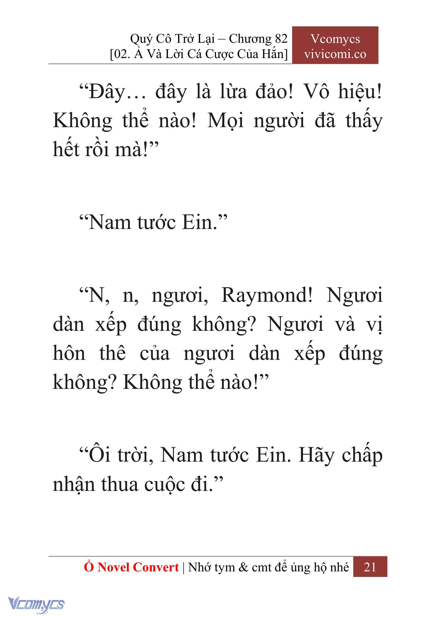 [Novel] Quý Cô Trở Lại Chapter 82 - Trang 24