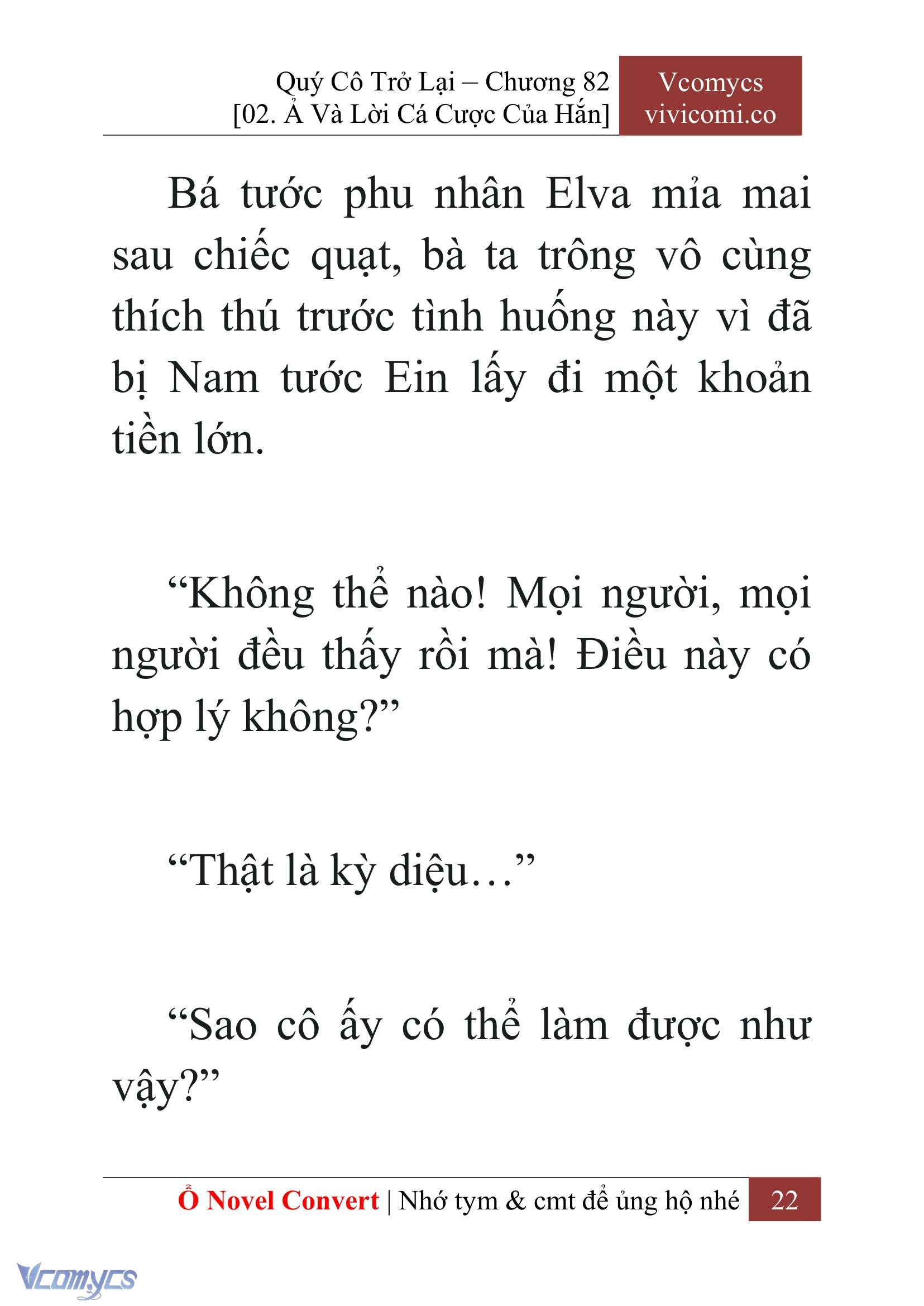 [Novel] Quý Cô Trở Lại Chapter 82 - Trang 25