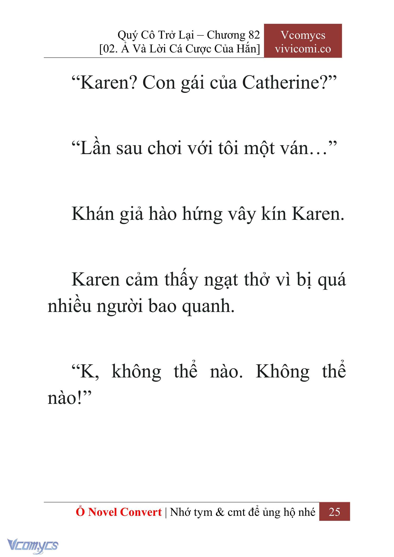 [Novel] Quý Cô Trở Lại Chapter 82 - Trang 28