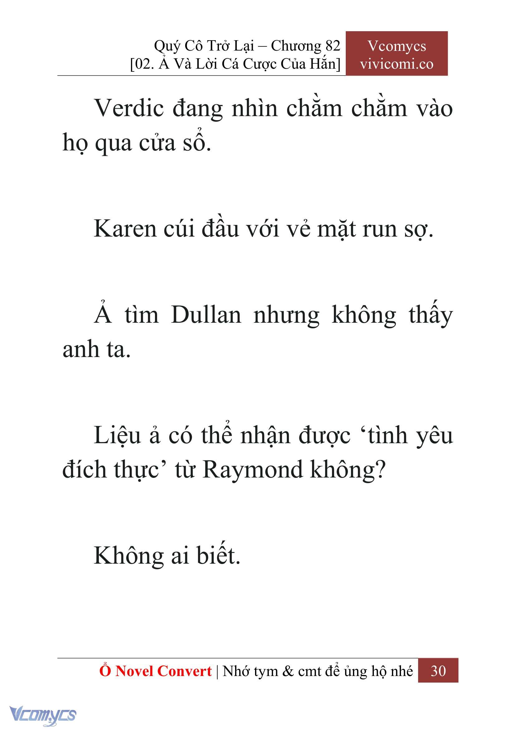 [Novel] Quý Cô Trở Lại Chapter 82 - Trang 33