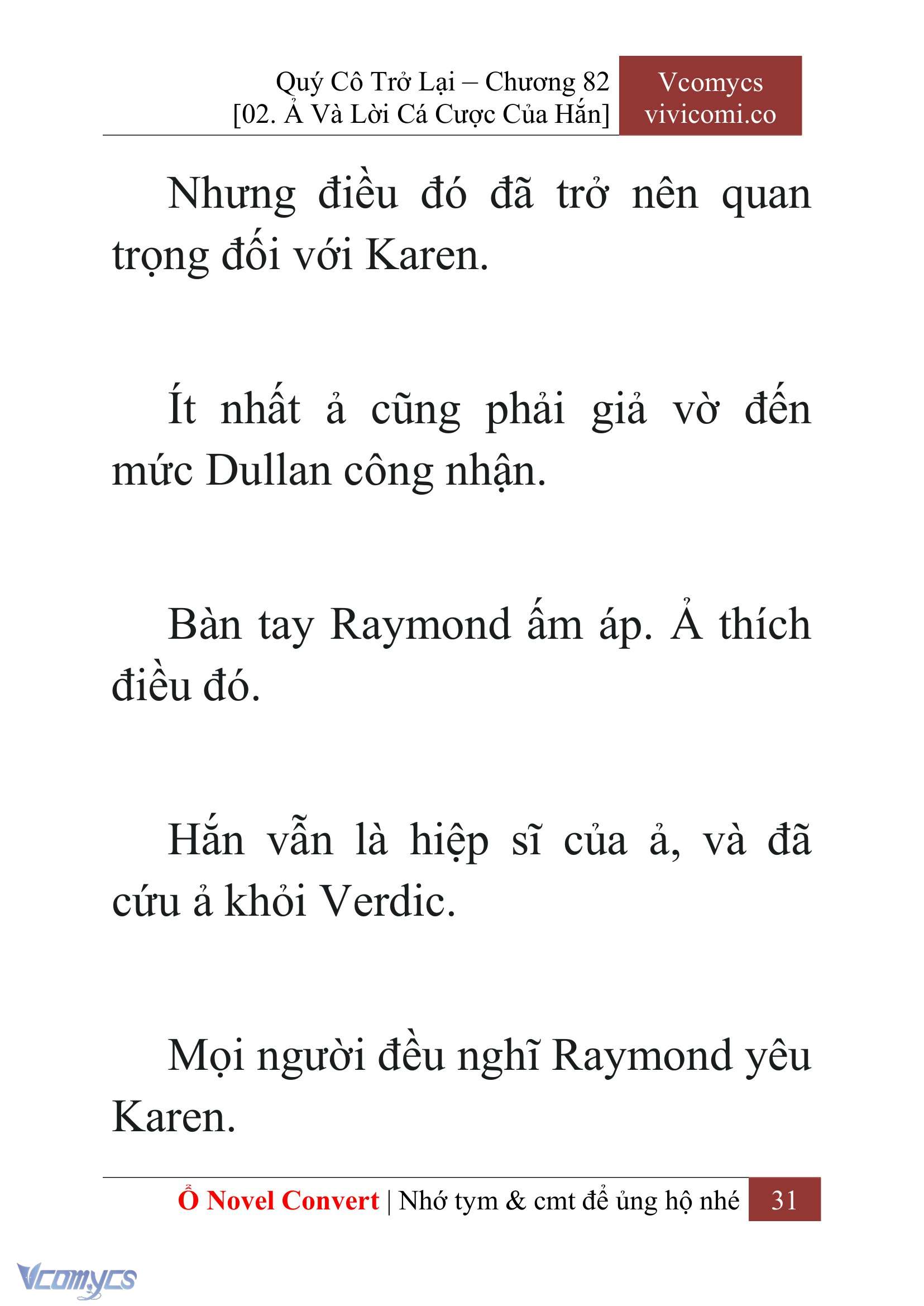[Novel] Quý Cô Trở Lại Chapter 82 - Trang 34