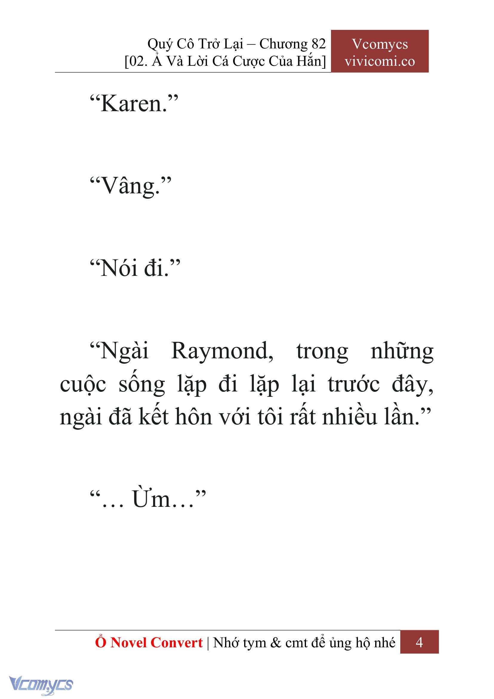 [Novel] Quý Cô Trở Lại Chapter 82 - Trang 7