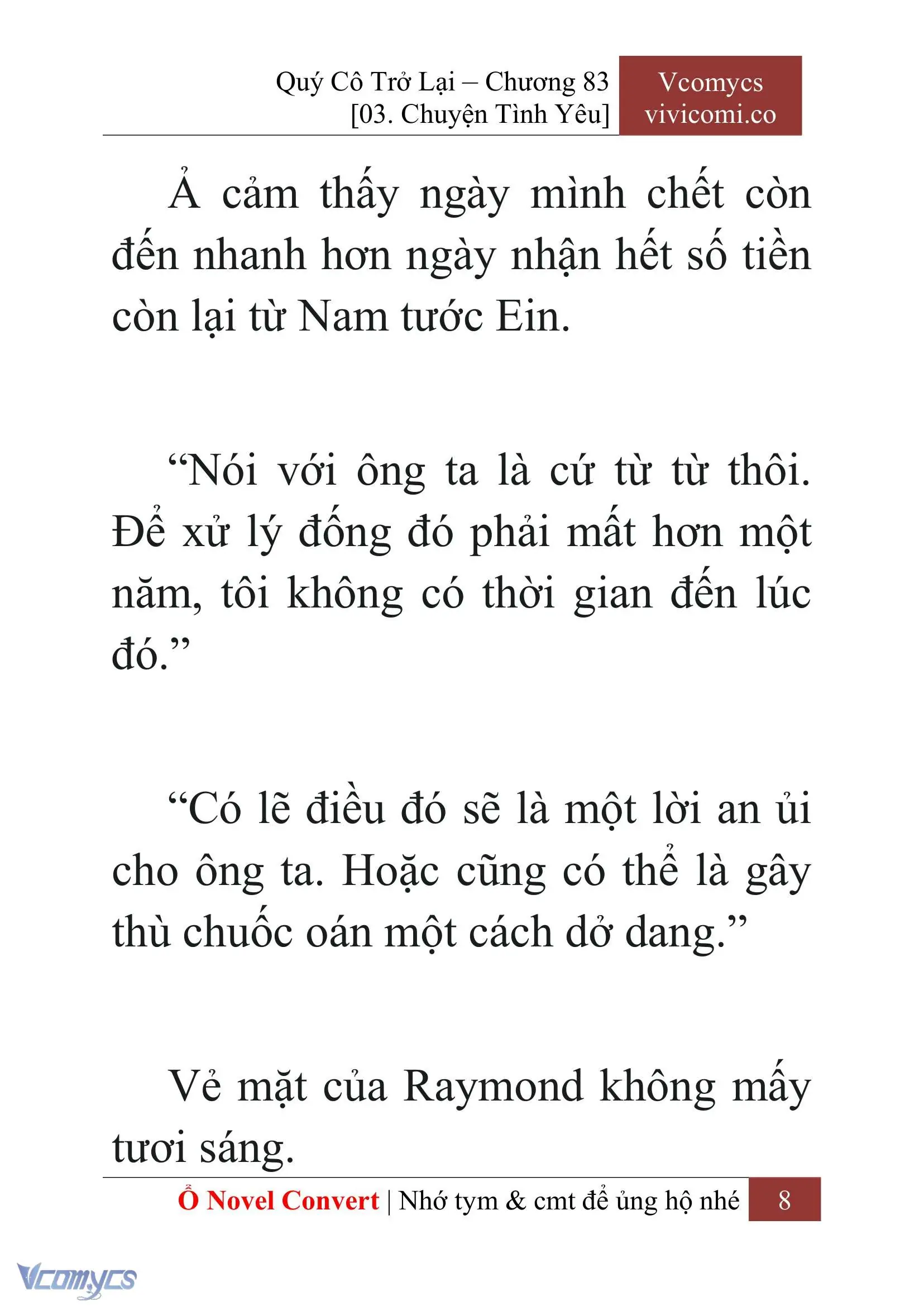 [Novel] Quý Cô Trở Lại Chapter 83 - Trang 11