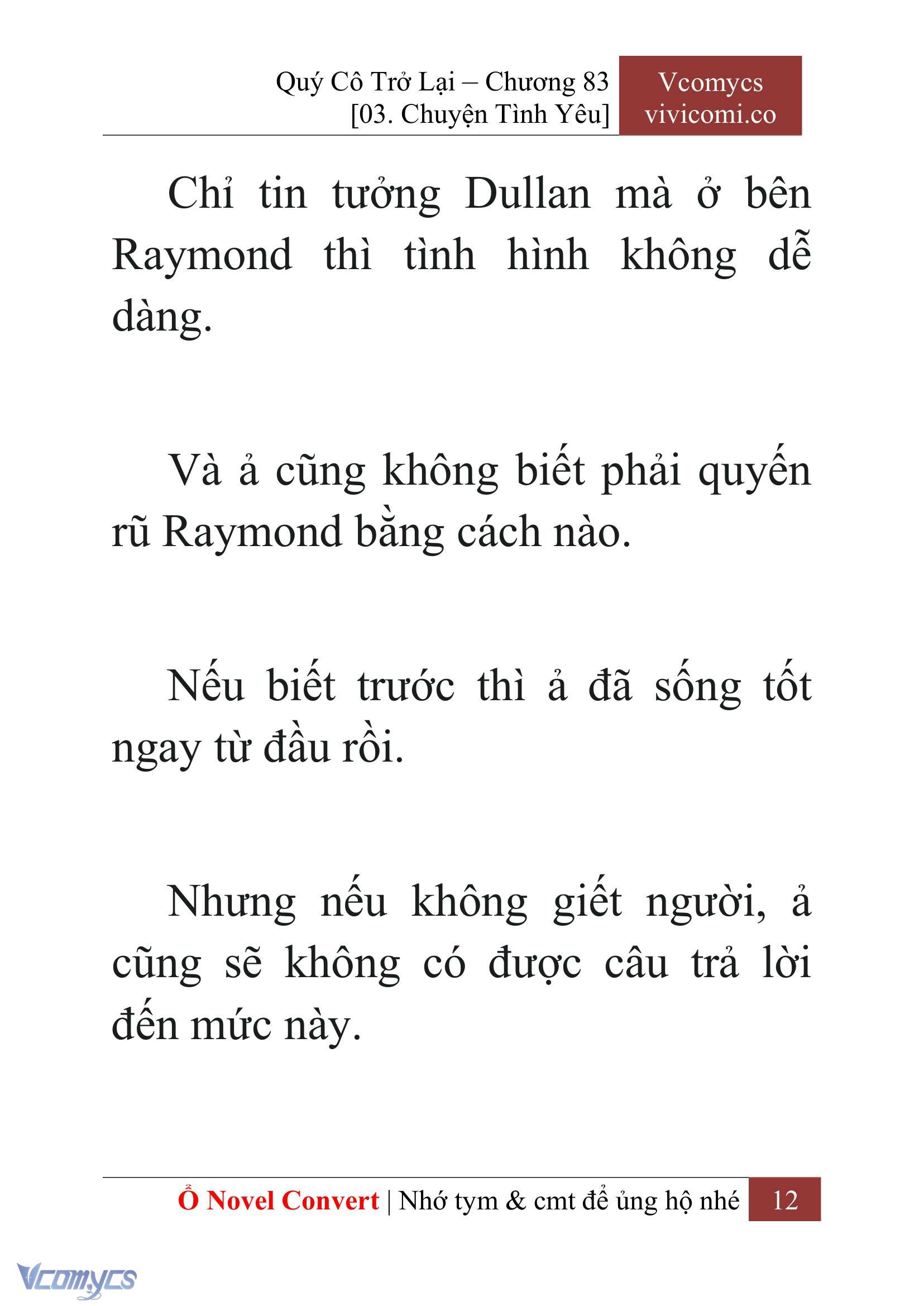 [Novel] Quý Cô Trở Lại Chapter 83 - Trang 15