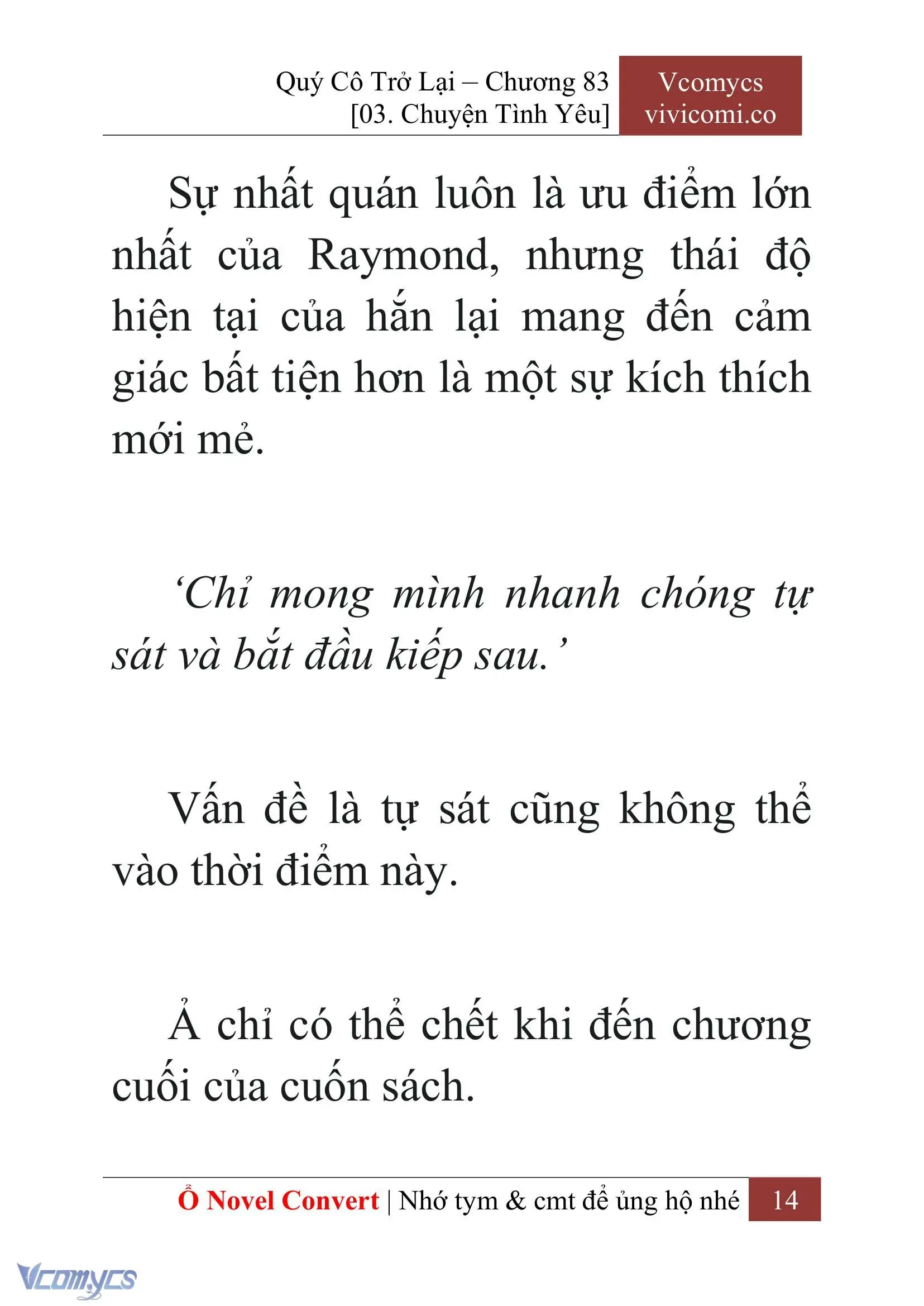 [Novel] Quý Cô Trở Lại Chapter 83 - Trang 17