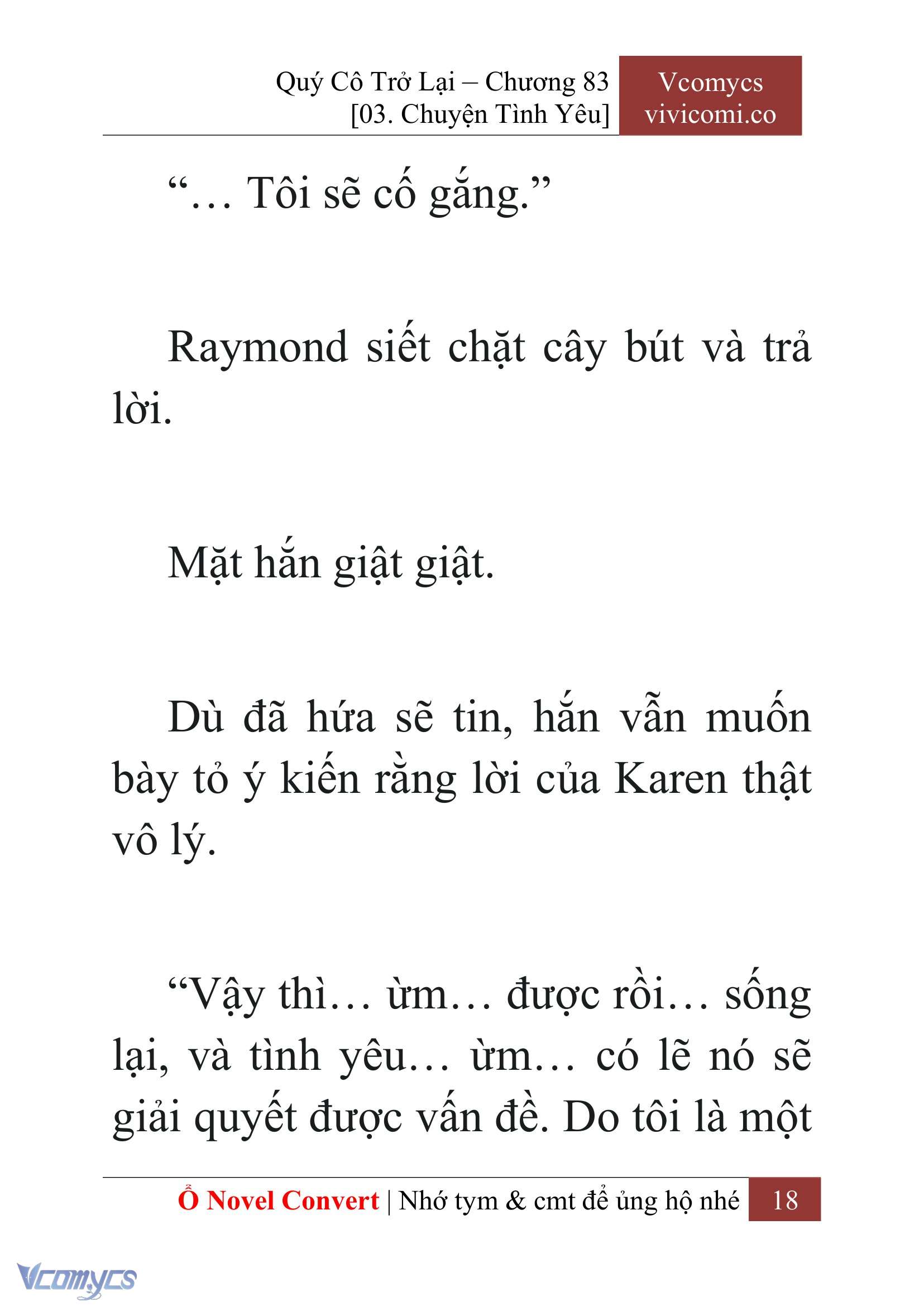 [Novel] Quý Cô Trở Lại Chapter 83 - Trang 21