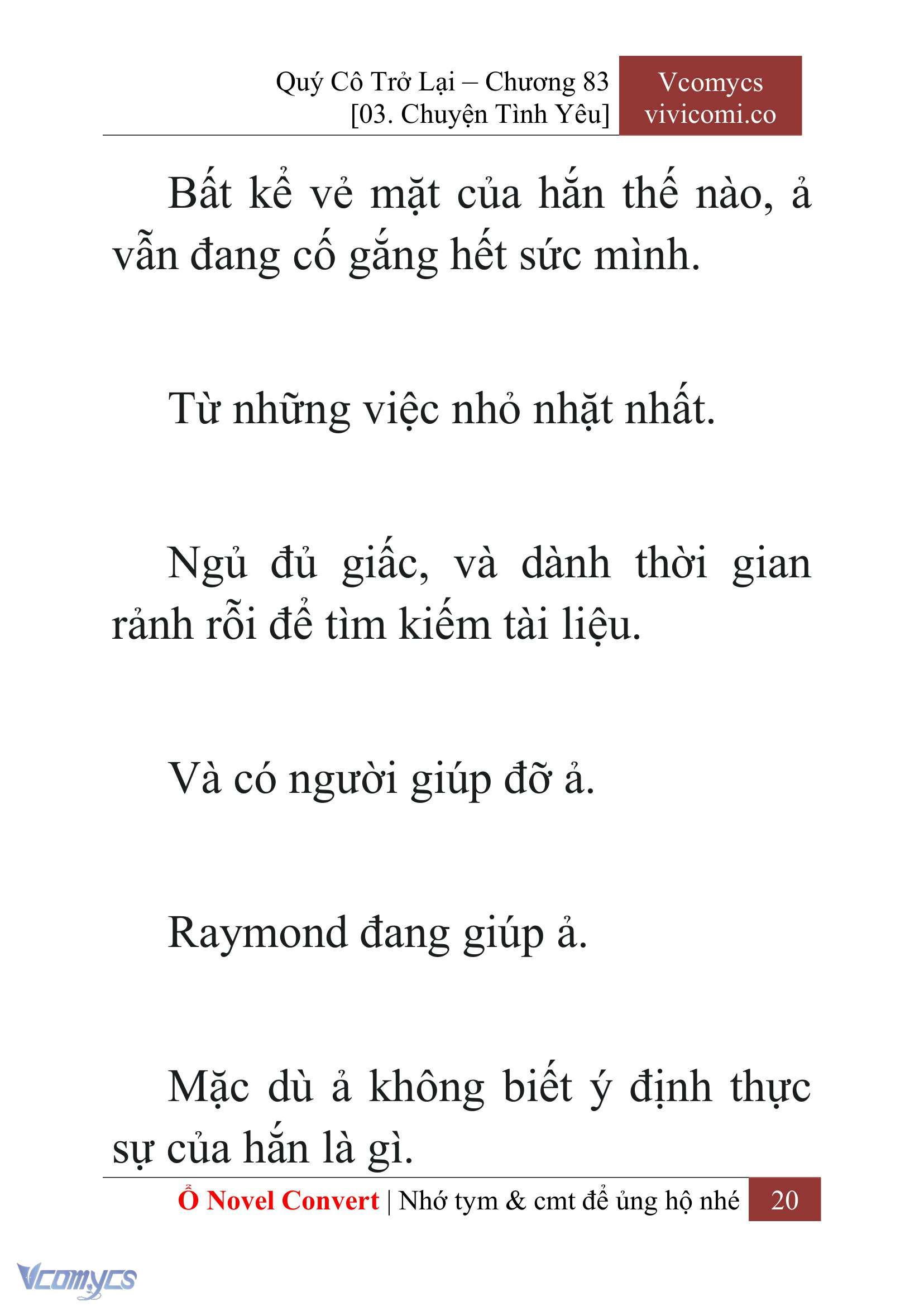 [Novel] Quý Cô Trở Lại Chapter 83 - Trang 23