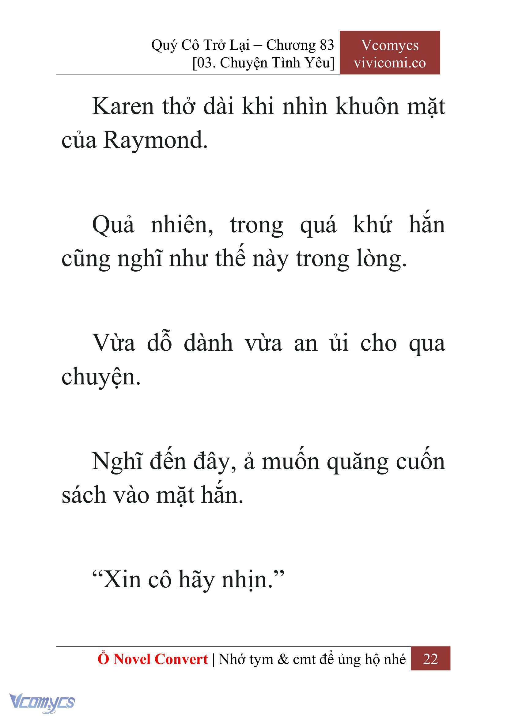 [Novel] Quý Cô Trở Lại Chapter 83 - Trang 25