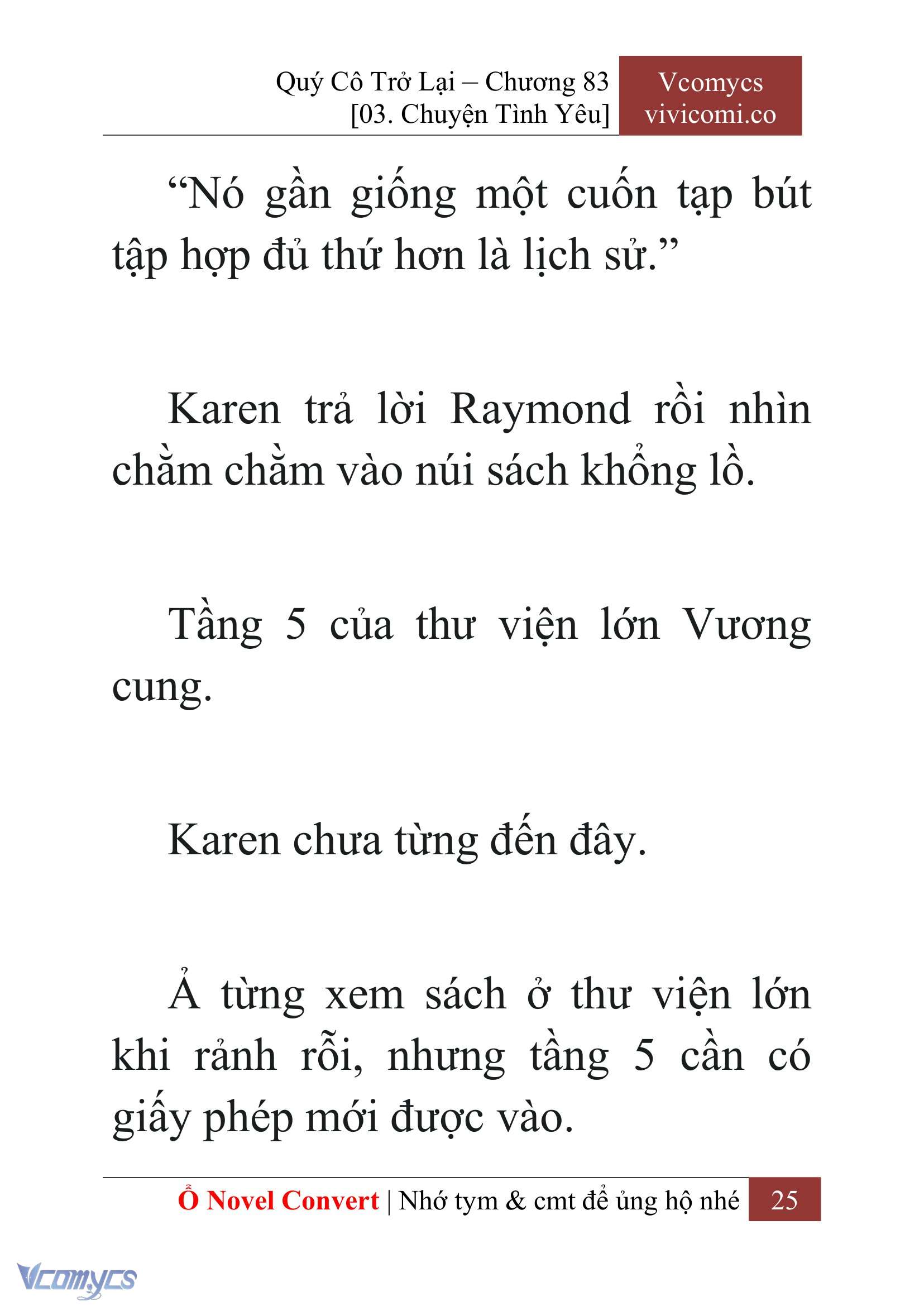 [Novel] Quý Cô Trở Lại Chapter 83 - Trang 28