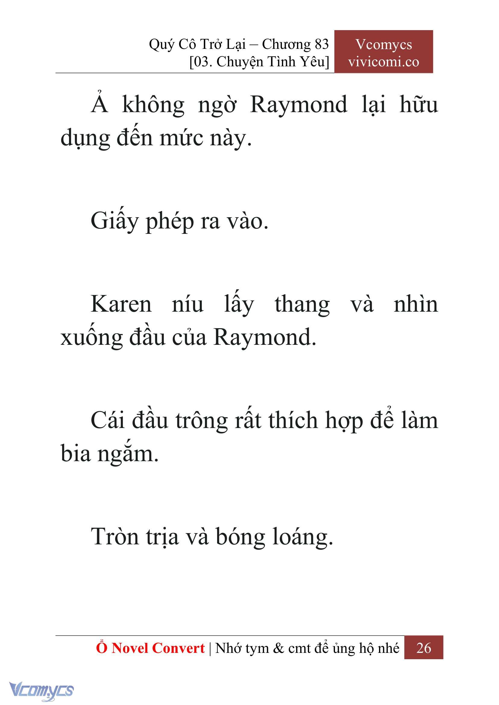 [Novel] Quý Cô Trở Lại Chapter 83 - Trang 29