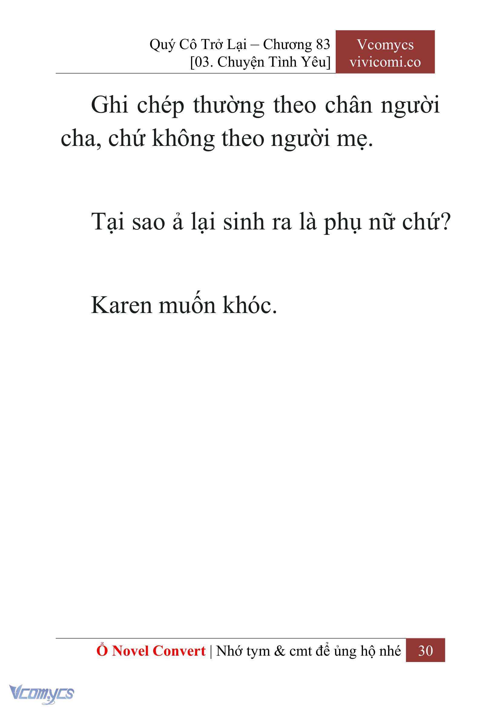 [Novel] Quý Cô Trở Lại Chapter 83 - Trang 33