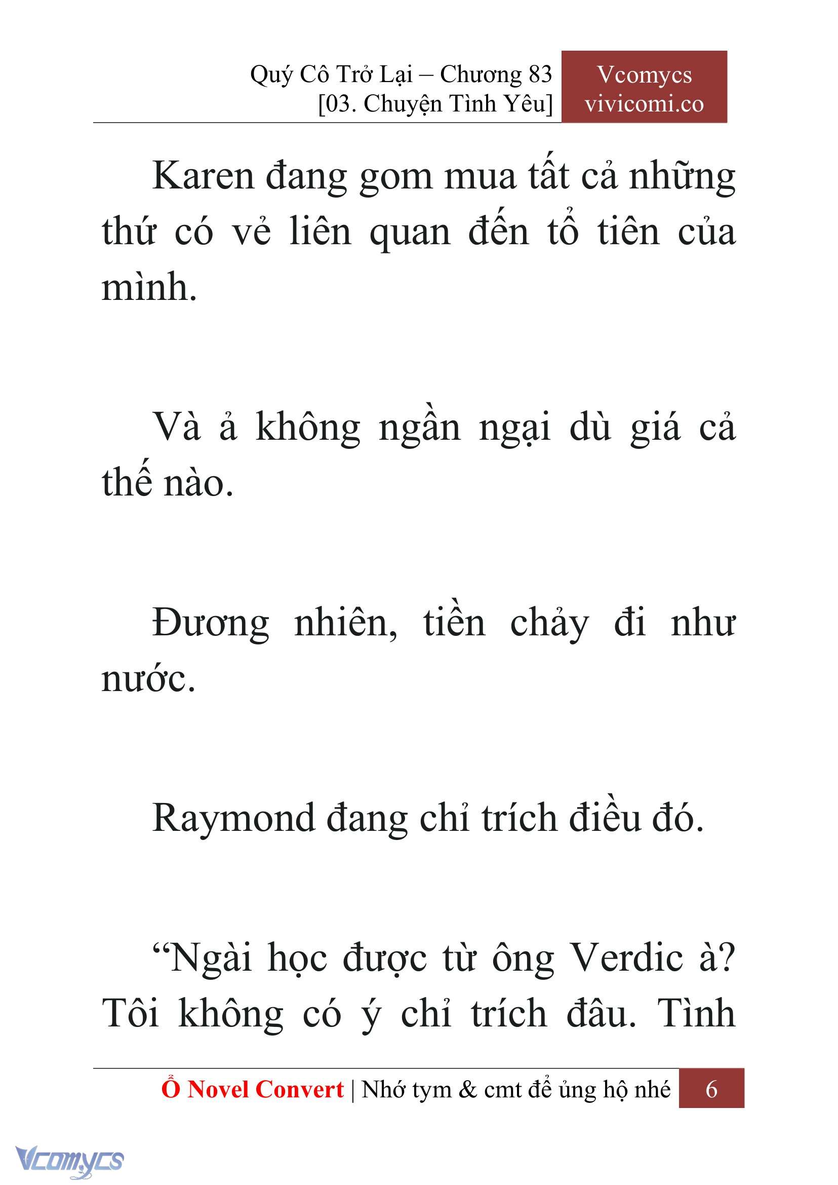 [Novel] Quý Cô Trở Lại Chapter 83 - Trang 9