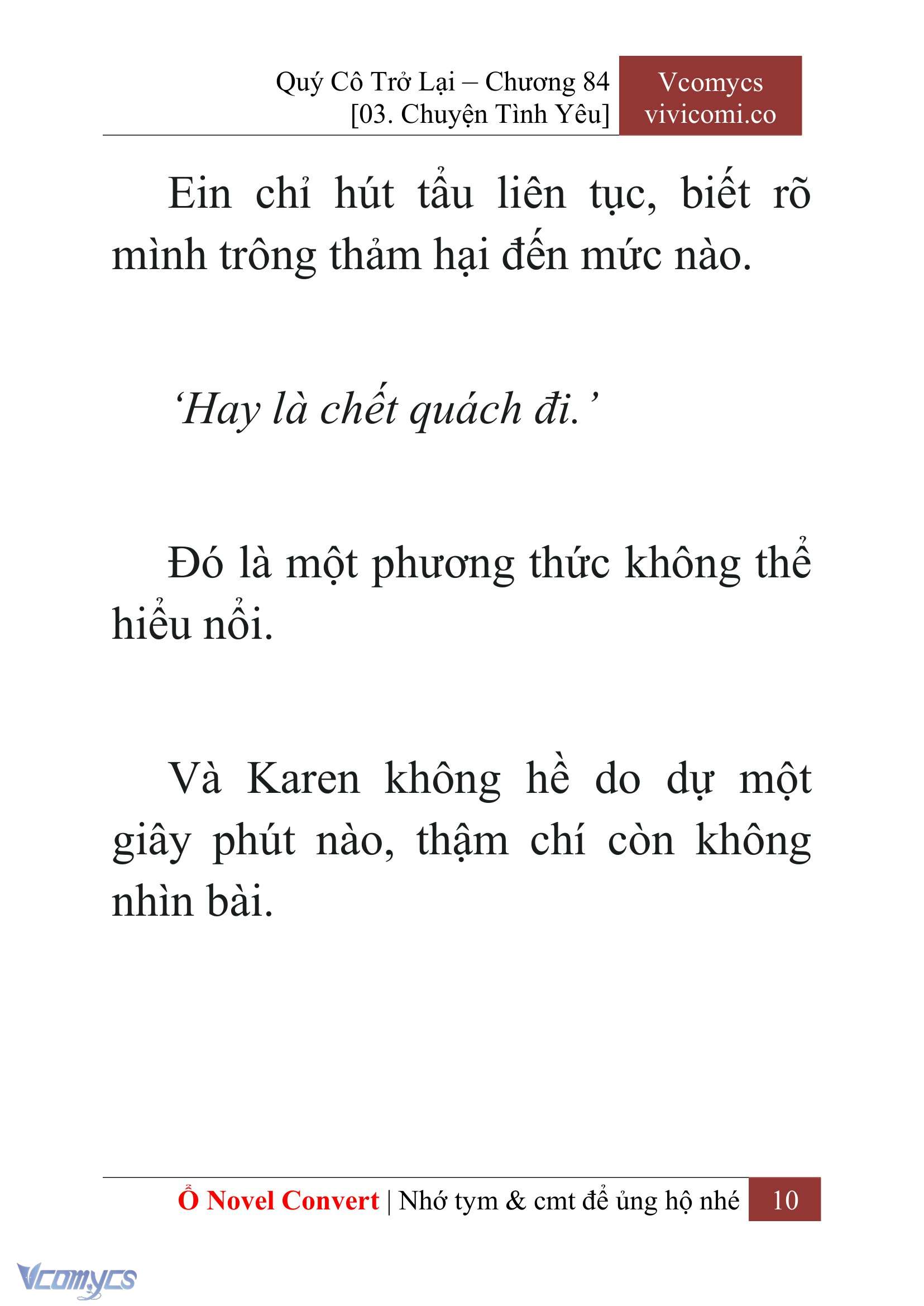 [Novel] Quý Cô Trở Lại Chapter 84 - Trang 13