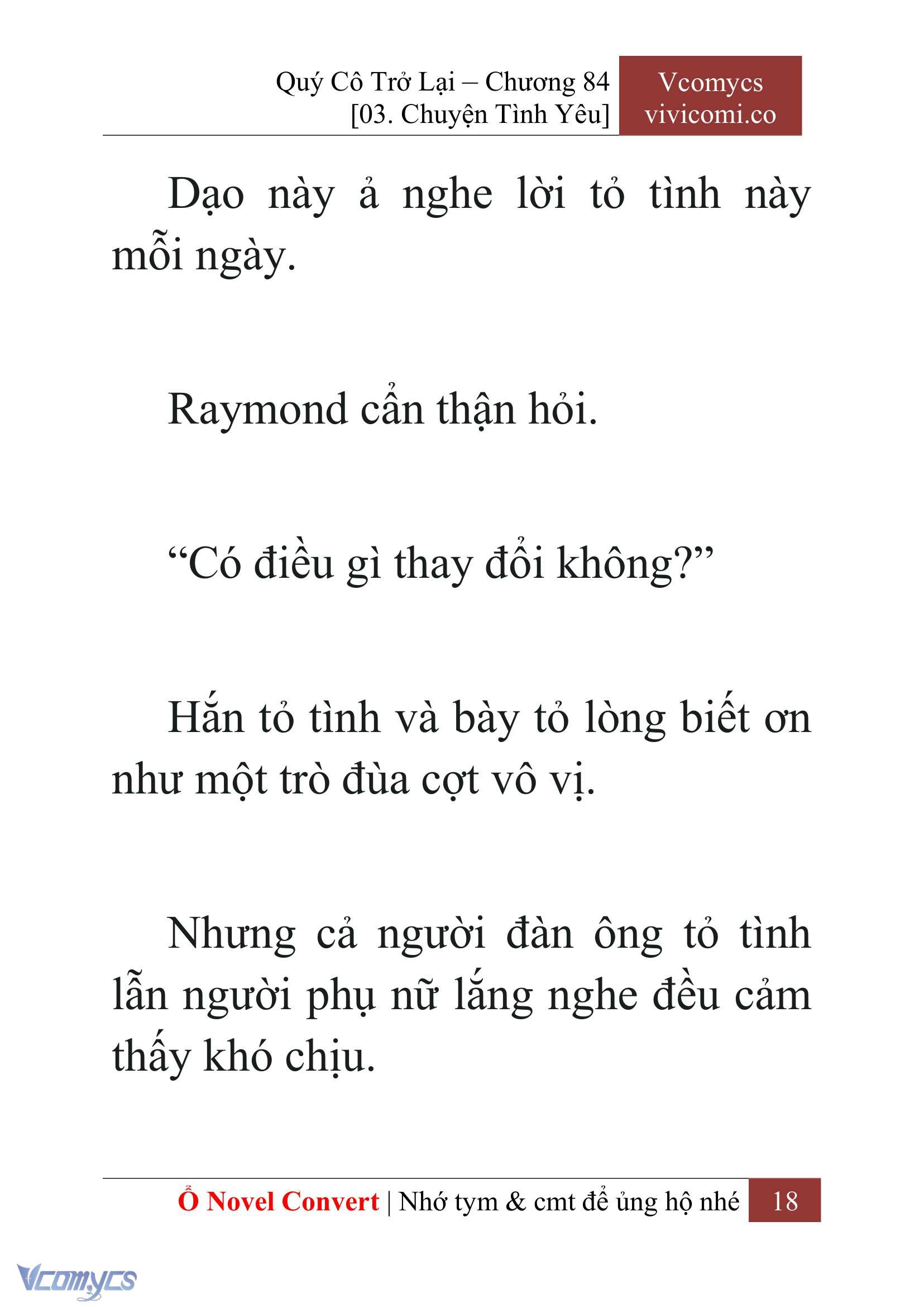 [Novel] Quý Cô Trở Lại Chapter 84 - Trang 21