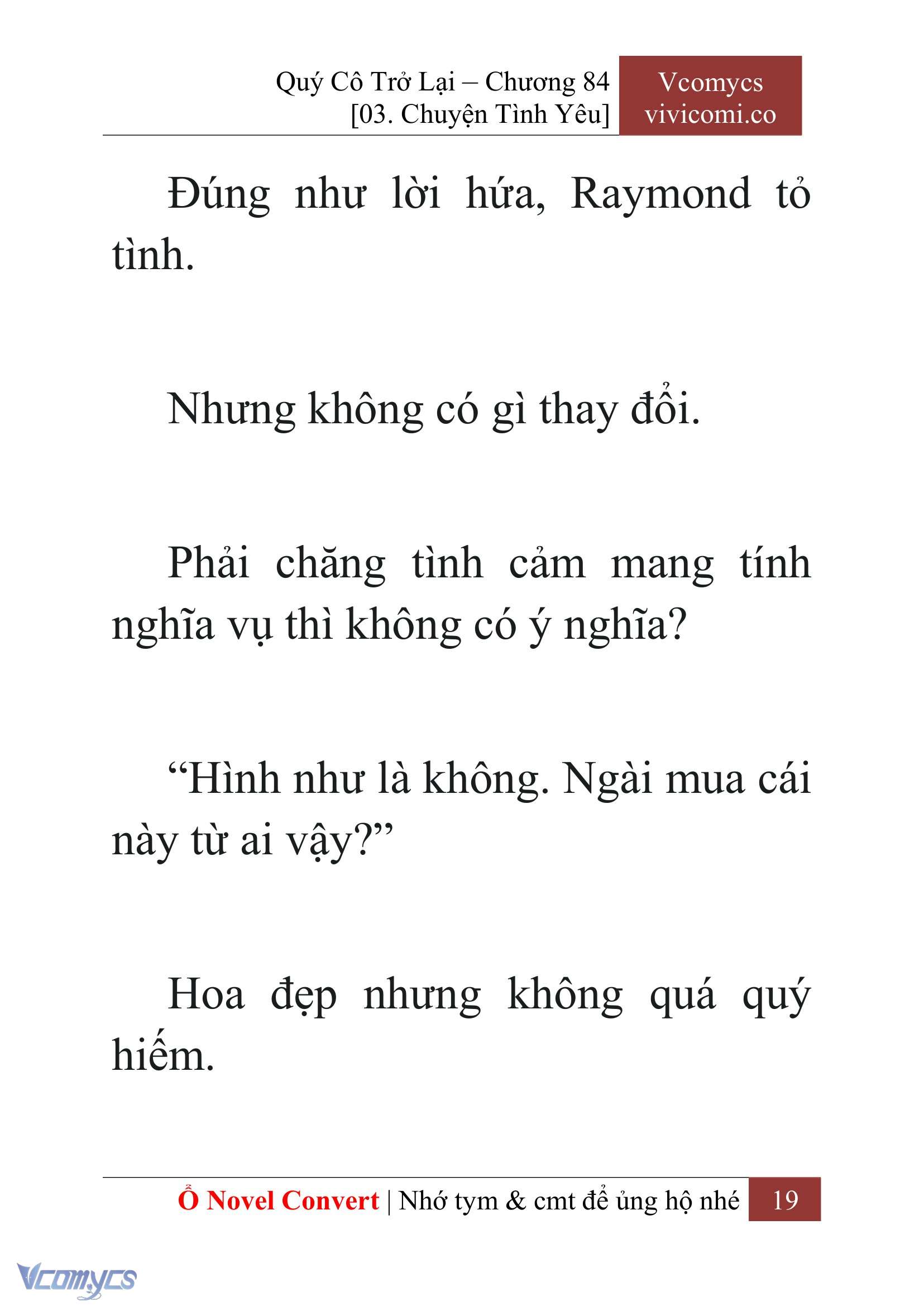 [Novel] Quý Cô Trở Lại Chapter 84 - Trang 22