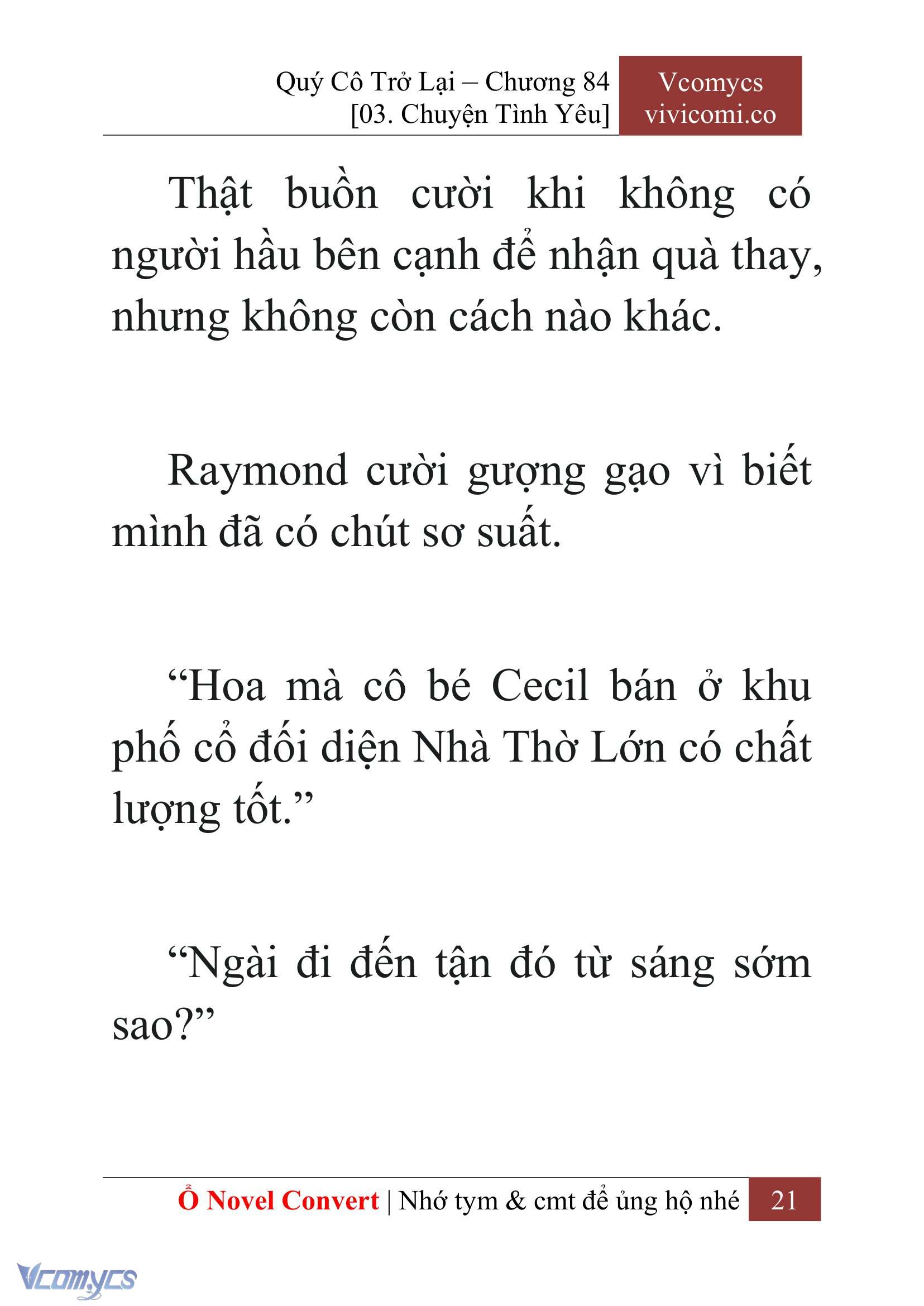 [Novel] Quý Cô Trở Lại Chapter 84 - Trang 24