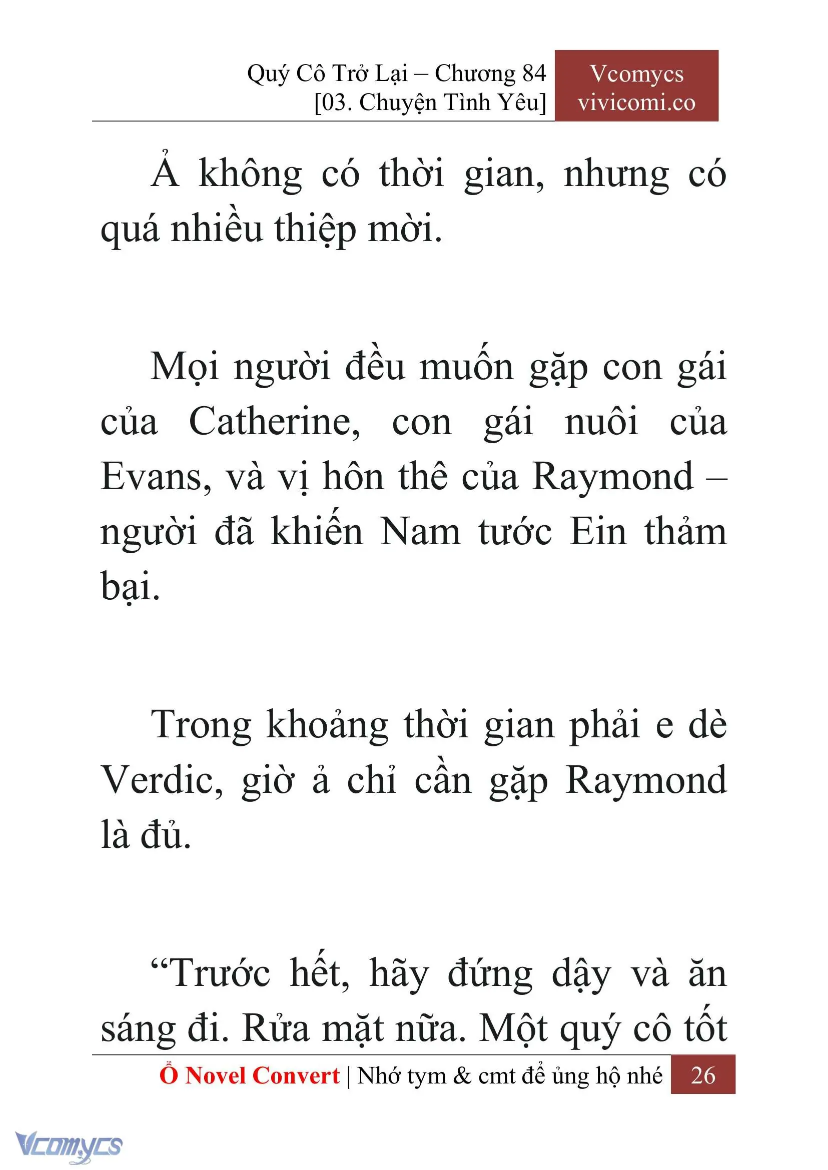 [Novel] Quý Cô Trở Lại Chapter 84 - Trang 29