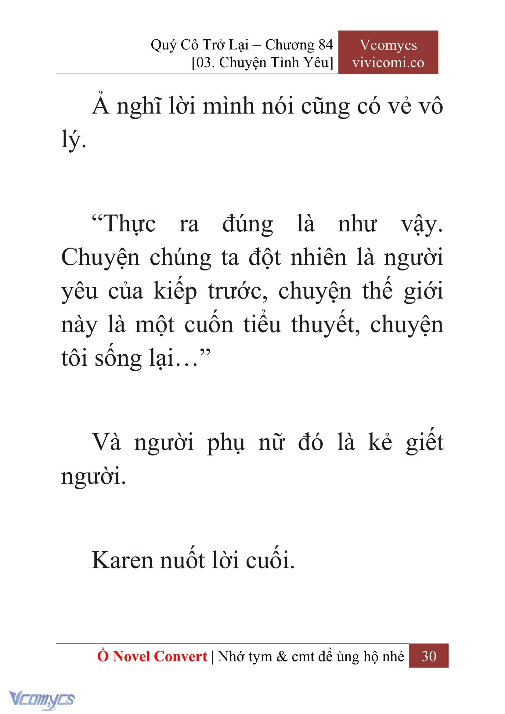 [Novel] Quý Cô Trở Lại Chapter 84 - Trang 33