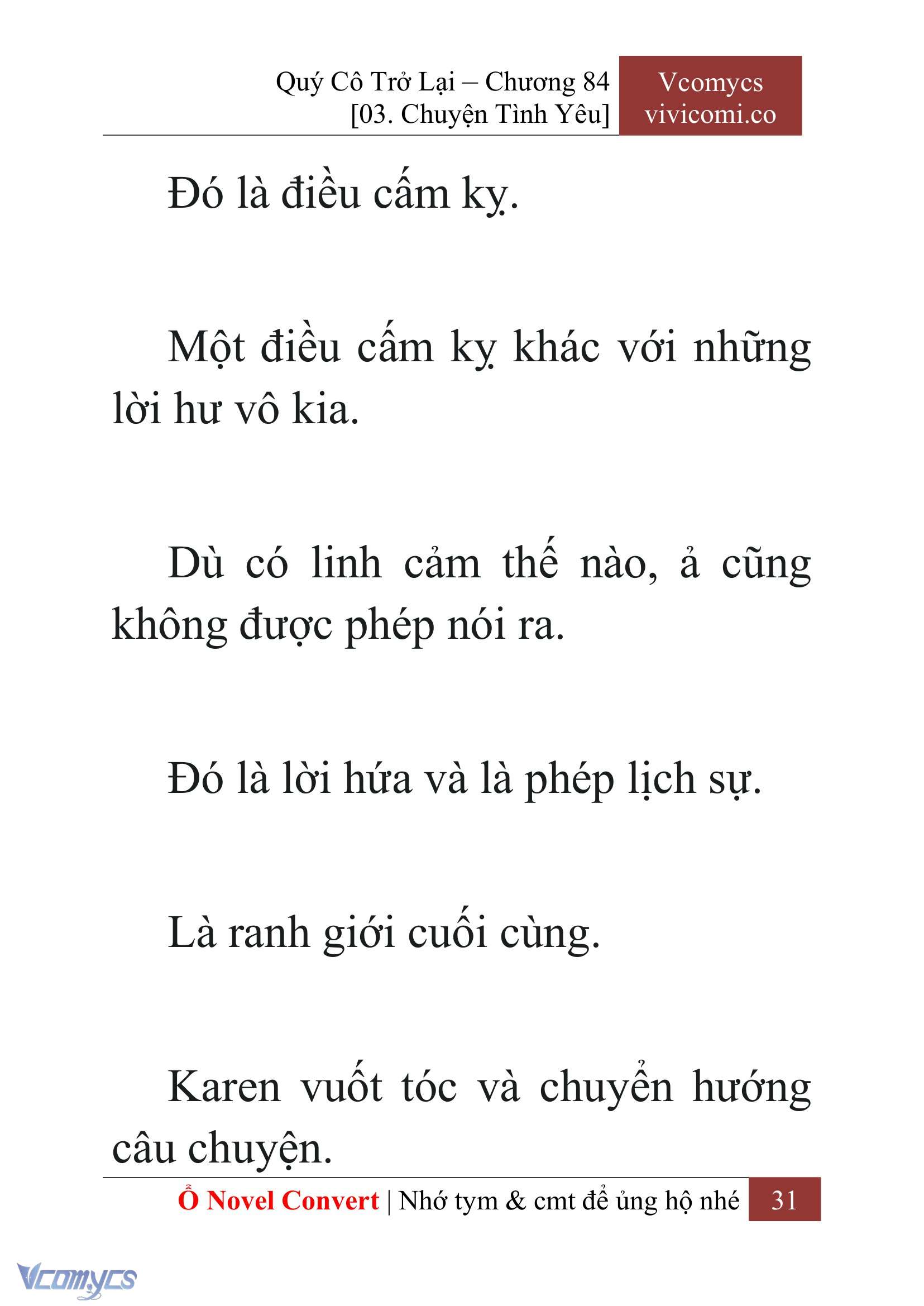 [Novel] Quý Cô Trở Lại Chapter 84 - Trang 34