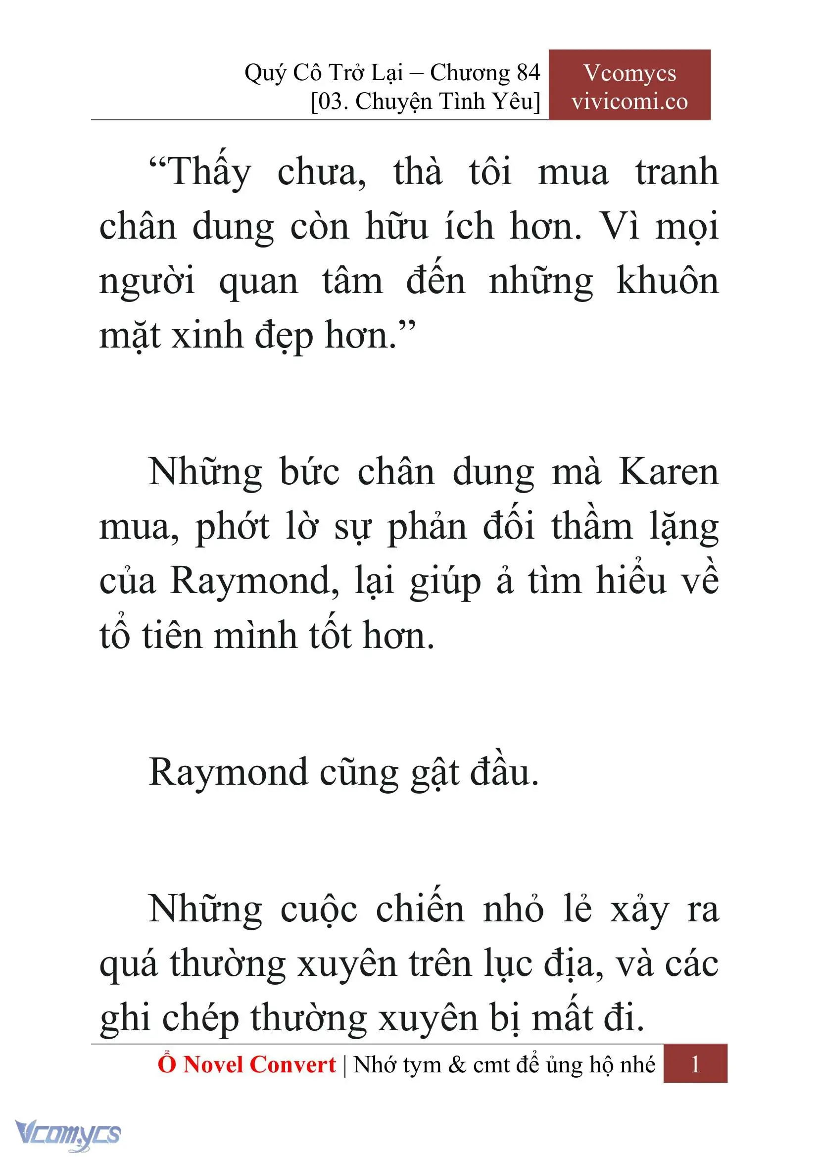 [Novel] Quý Cô Trở Lại Chapter 84 - Trang 4