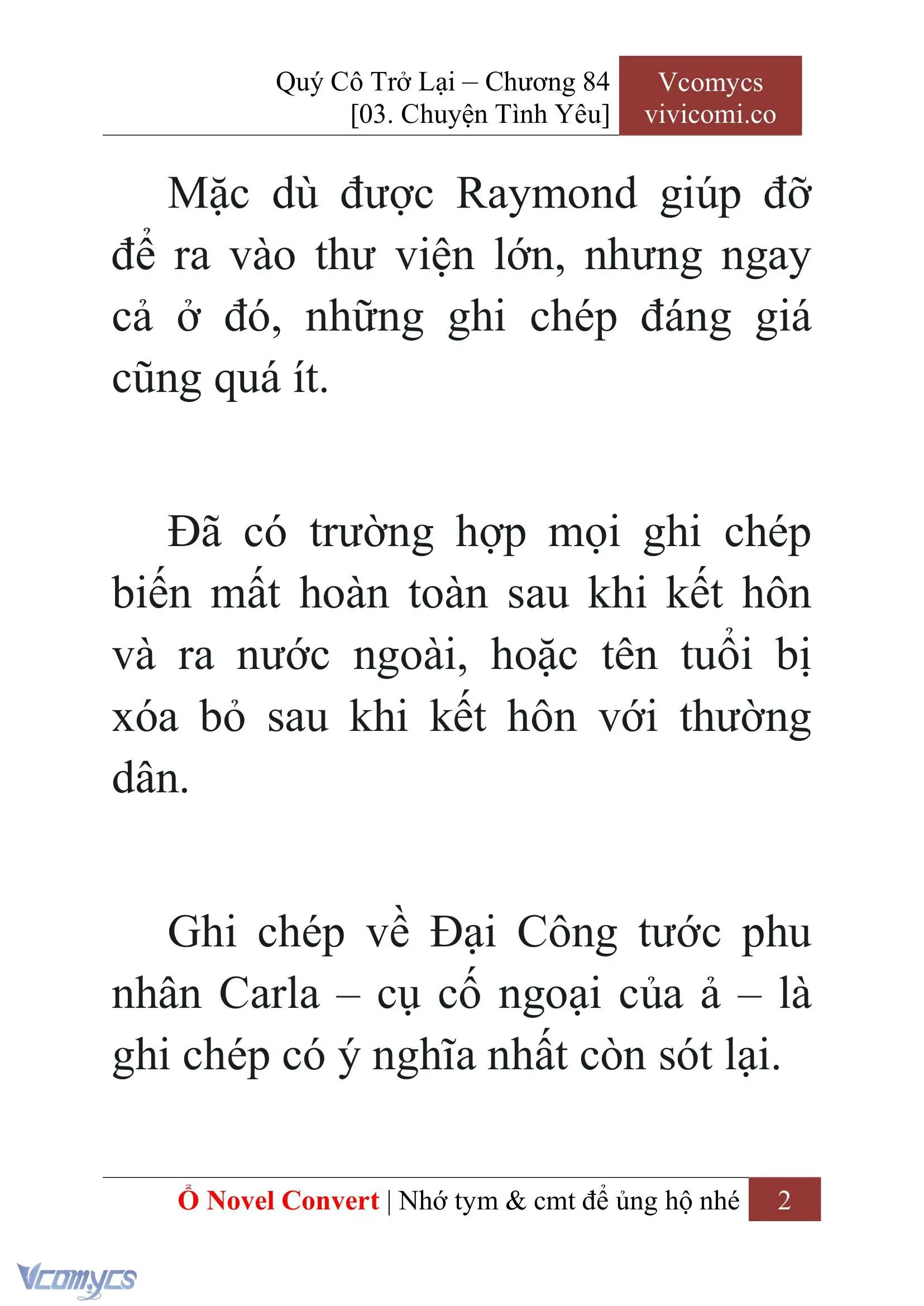 [Novel] Quý Cô Trở Lại Chapter 84 - Trang 5