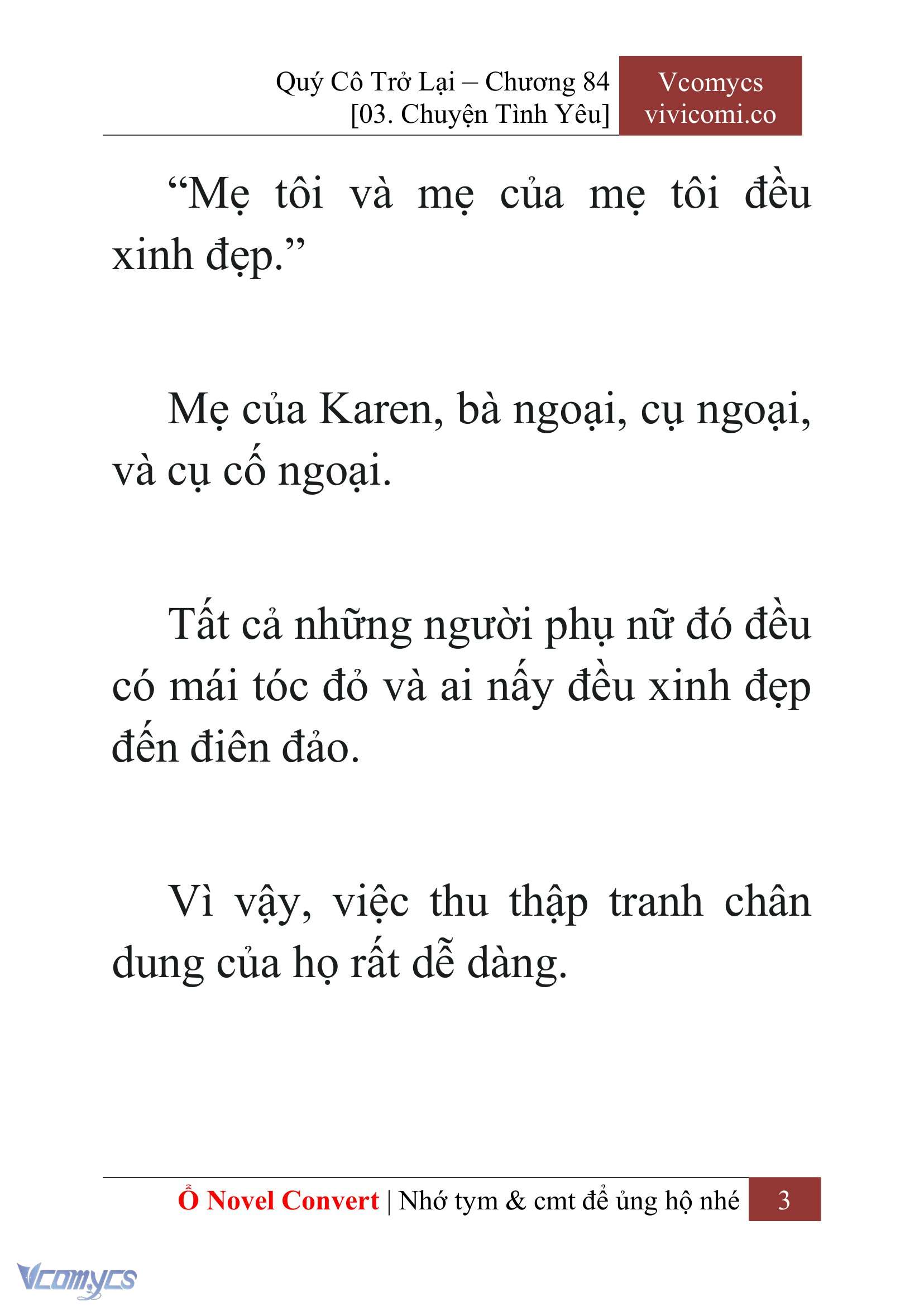 [Novel] Quý Cô Trở Lại Chapter 84 - Trang 6