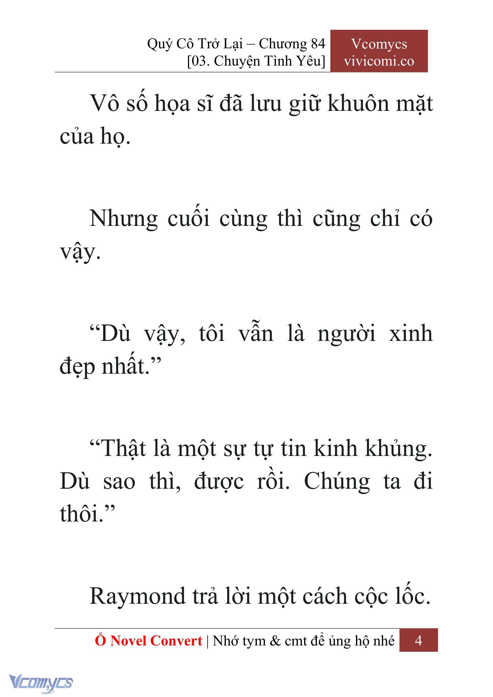[Novel] Quý Cô Trở Lại Chapter 84 - Trang 7