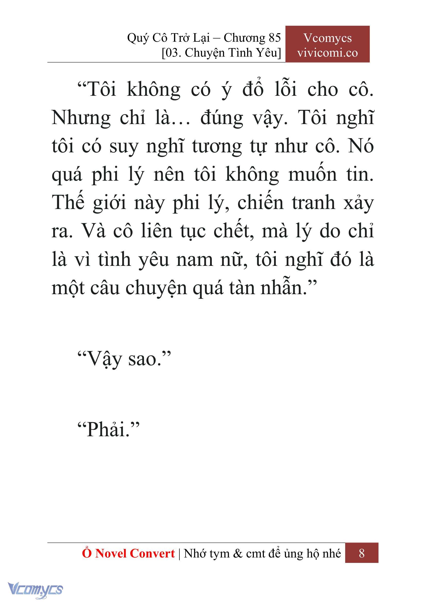 [Novel] Quý Cô Trở Lại Chapter 85 - Trang 11